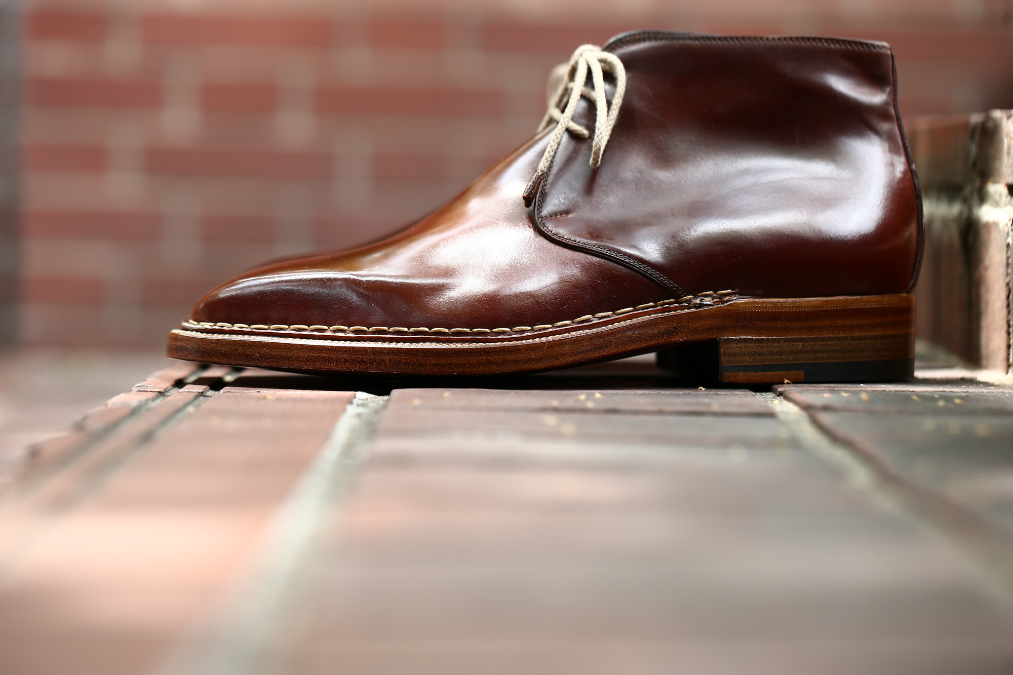 ENZO BONAFE (エンツォボナフェ) ART.3722 Chukka boots チャッカブーツ Horween Shell Cordovan Leather ホーウィン社 シェルコードバンレザー 【ノルベジェーゼ製法】 チャッカブーツ コードバンブーツ 【No.4】  made in italy (イタリア製) 2017 秋冬新作 愛知 名古屋 Alto e Diritto アルト エ デリット エンツォボナフェ コードバン チャッカ enzobonafe コードヴァン