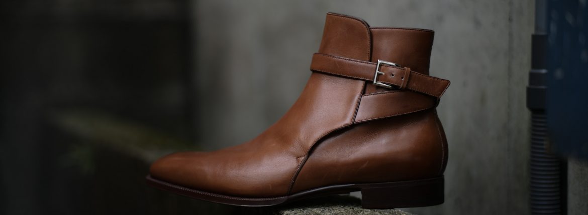 ENZO BONAFE(エンツォボナフェ) 【EB-13】 Jodhpur Boots ジョッパーブーツ Bonaudo Museum Calf Leather　ボナウド社ミュージアムカーフレザー ノルベジェーゼ製法 レザーブーツ NEW GOLD(ニューゴールド) made in italy(イタリア製) 2017 秋冬　愛知 名古屋 ZODIAC ゾディアック エンツォボナフェ enzobonafe チャッカブーツ