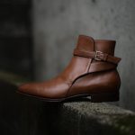 ENZO BONAFE(エンツォボナフェ) 【EB-13】 Jodhpur Boots ジョッパーブーツ Bonaudo Museum Calf Leather　ボナウド社ミュージアムカーフレザー ノルベジェーゼ製法 レザーブーツ NEW GOLD(ニューゴールド) made in italy(イタリア製) 2018 春夏のイメージ