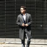 【HERNO / ヘルノ】 CA0058U Cashmere Chester coat カシミア チェスターコート PIACENZA ピアツェンツァ CASHMERE DROPGLIDE NYLON ULTRALIGHT 中綿入り カシミア チェスターコート CHARCOAL (チャコール・9400) Made in italy (イタリア製) 2017 秋冬のイメージ