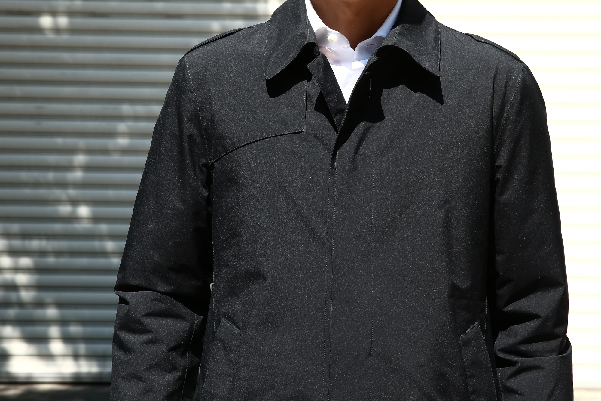 【HERNO / ヘルノ】 PI077UL LAMINAR Belted coat (ラミナー ベルテッドコート) GORE-TEX (ゴアテックス) 完全防水 ステンカラー シングル ベルテッドコート BLACK (ブラック・9300) 2017 秋冬 愛知 名古屋 herno ヘルノ ダウンコート 42,44,46,48,50,52,54