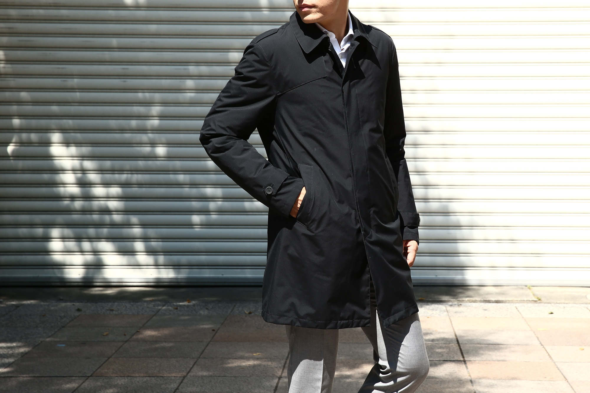 HERNO / ヘルノ】 PI077UL LAMINAR Belted coat (ラミナー ベルテッド ...