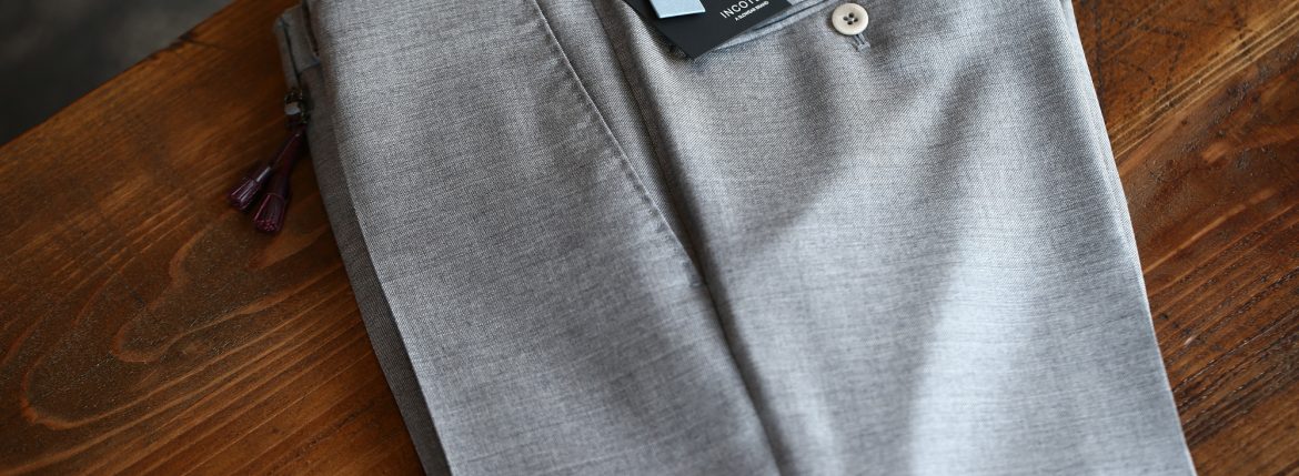 INCOTEX (インコテックス) N35 SLIM FIT (1NT035) スリムフィット S110’S HIGH COMFORT BATAVIA ストレッチ サージウール スラックス GRAY (グレー・902) 2017 秋冬新作 incotex インコテックス グレスラ 愛知　名古屋 ZODIAC ゾディアック