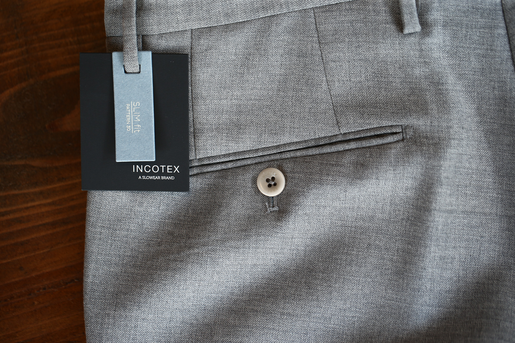 INCOTEX (インコテックス) N35 SLIM FIT (1NT035) スリムフィット S110’S HIGH COMFORT BATAVIA ストレッチ サージウール スラックス GRAY (グレー・902) 2017 秋冬新作 incotex インコテックス グレスラ 愛知　名古屋 Alto e Diritto アルト エ デリット