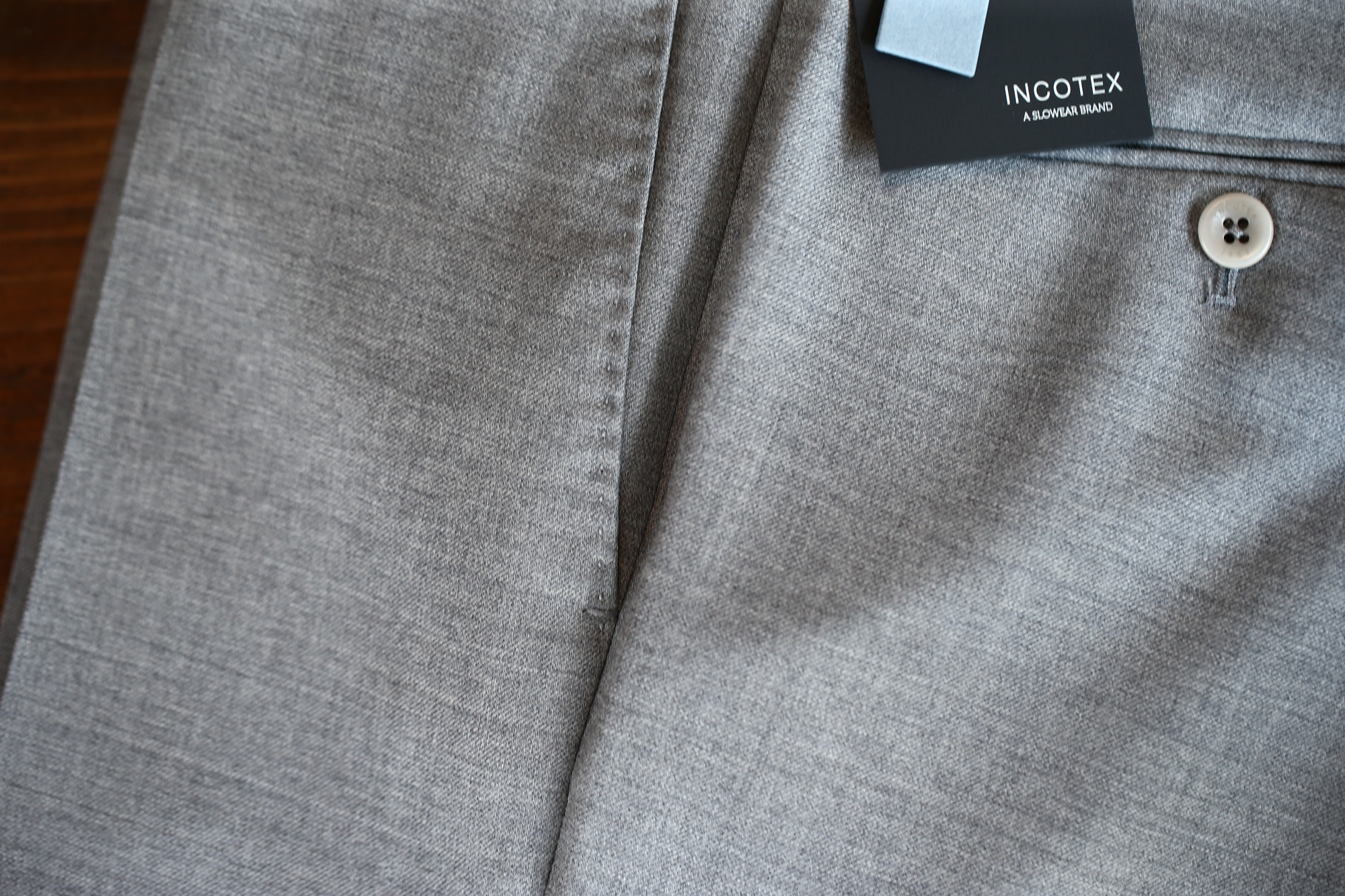 INCOTEX (インコテックス) N35 SLIM FIT (1NT035) スリムフィット S110’S HIGH COMFORT BATAVIA ストレッチ サージウール スラックス GRAY (グレー・902) 2017 秋冬新作 incotex インコテックス グレスラ 愛知　名古屋 Alto e Diritto アルト エ デリット