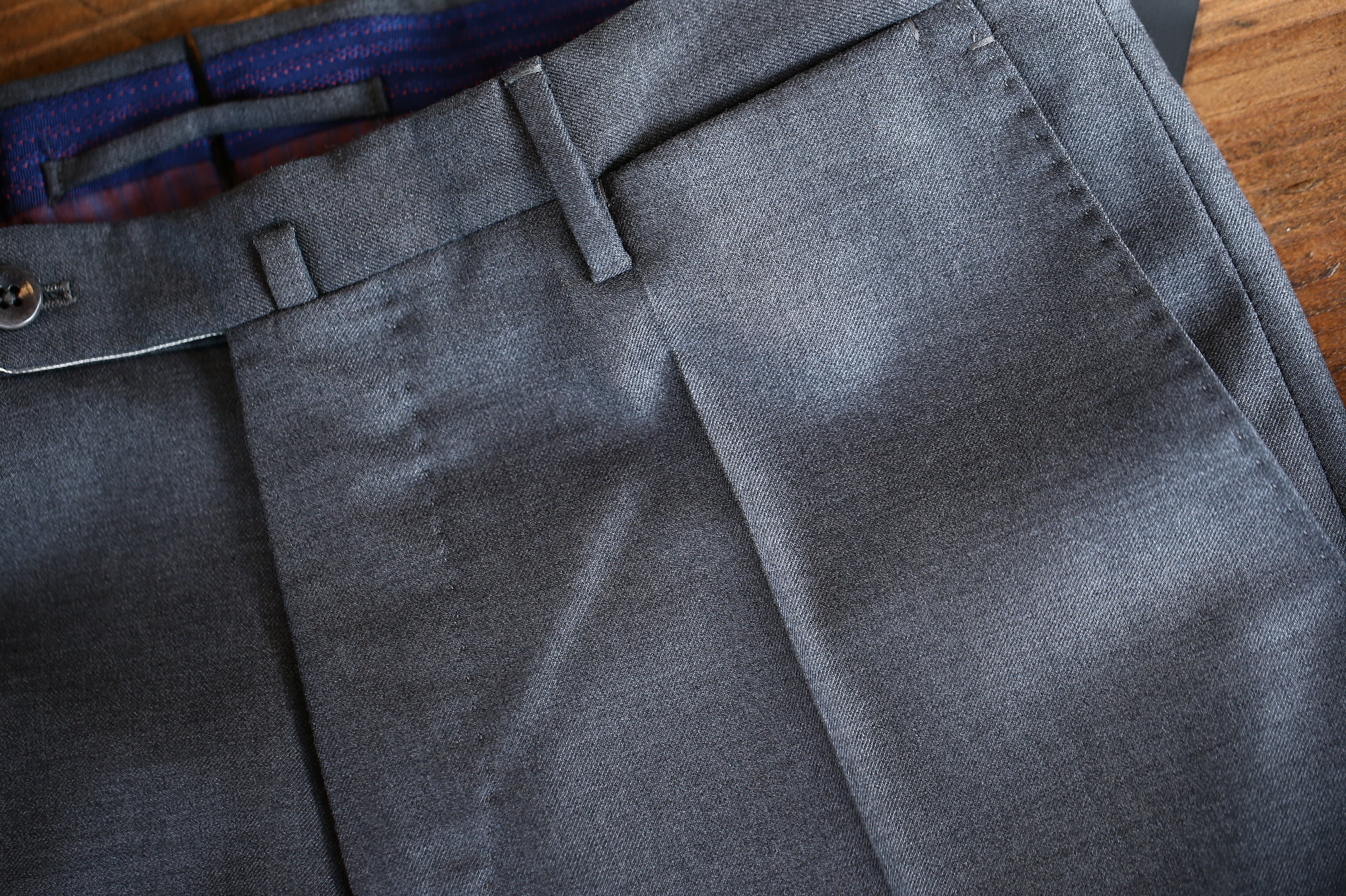 INCOTEX (インコテックス) N35 SLIM FIT (1NT035) スリムフィット S110’S HIGH COMFORT BATAVIA ストレッチ サージウール スラックス MEDIUM GRAY (ミディアムグレー・910) 2017 秋冬新作 incotex インコテックス グレスラ 愛知　名古屋 Alto e Diritto アルト エ デリット