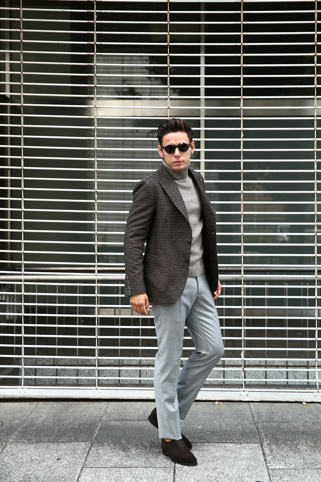 【INCOTEX / インコテックス】 N35 SLIM FIT (1NT035) スリムフィットS110’S HIGH COMFORT BATAVIA ストレッチ サージウール スラックス GRAY (グレー・902) 2017 秋冬新作 incotex インコテックス グレスラ 愛知　名古屋 Alto e Diritto アルト エ デリット