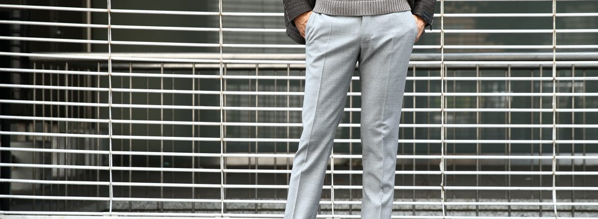 【INCOTEX / インコテックス】 N35 SLIM FIT (1NT035) スリムフィットS110’S HIGH COMFORT BATAVIA ストレッチ サージウール スラックス GRAY (グレー・902) 2017 秋冬新作 incotex インコテックス グレスラ 愛知　名古屋 ZODIAC ゾディアック