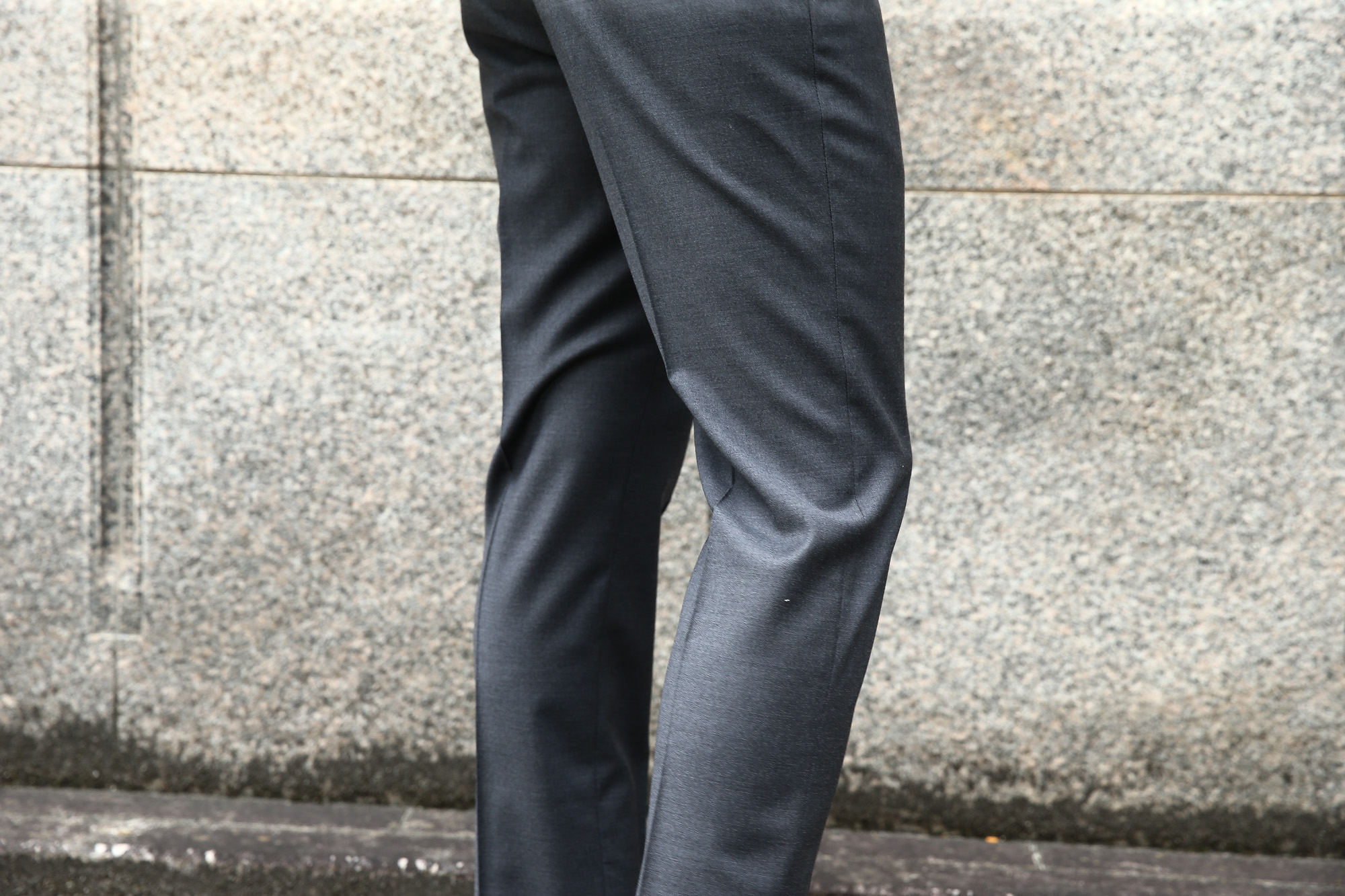 【INCOTEX / インコテックス】 N35 SLIM FIT (1NT035) スリムフィットS110’S HIGH COMFORT BATAVIA ストレッチ サージウール スラックス MEDIUM GRAY (ミディアムグレー・910) 2017 秋冬新作 incotex インコテックス グレスラ 愛知　名古屋 Alto e Diritto アルト エ デリット