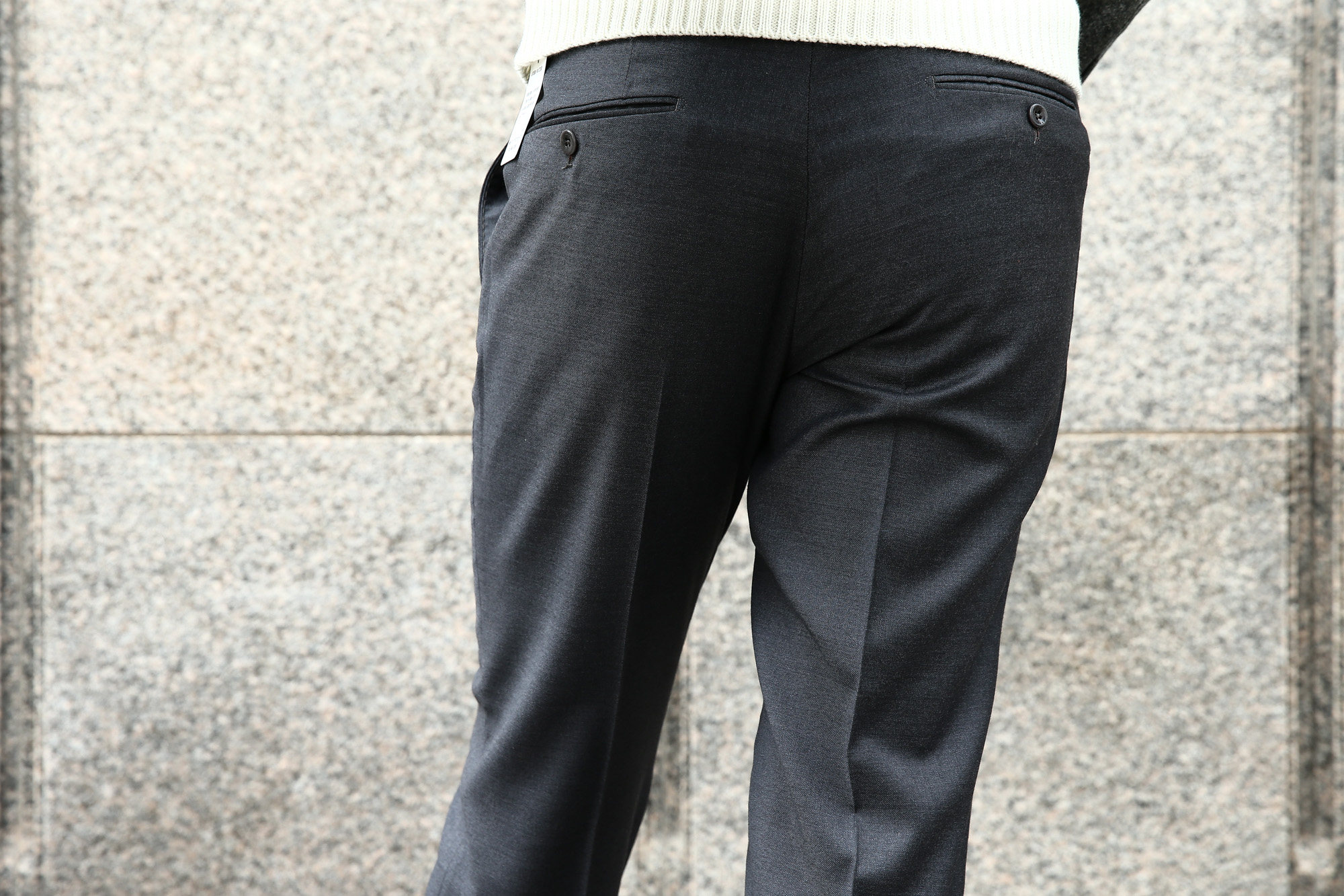 【INCOTEX / インコテックス】 N35 SLIM FIT (1NT035) スリムフィットS110’S HIGH COMFORT BATAVIA ストレッチ サージウール スラックス MEDIUM GRAY (ミディアムグレー・910) 2017 秋冬新作 incotex インコテックス グレスラ 愛知　名古屋 Alto e Diritto アルト エ デリット