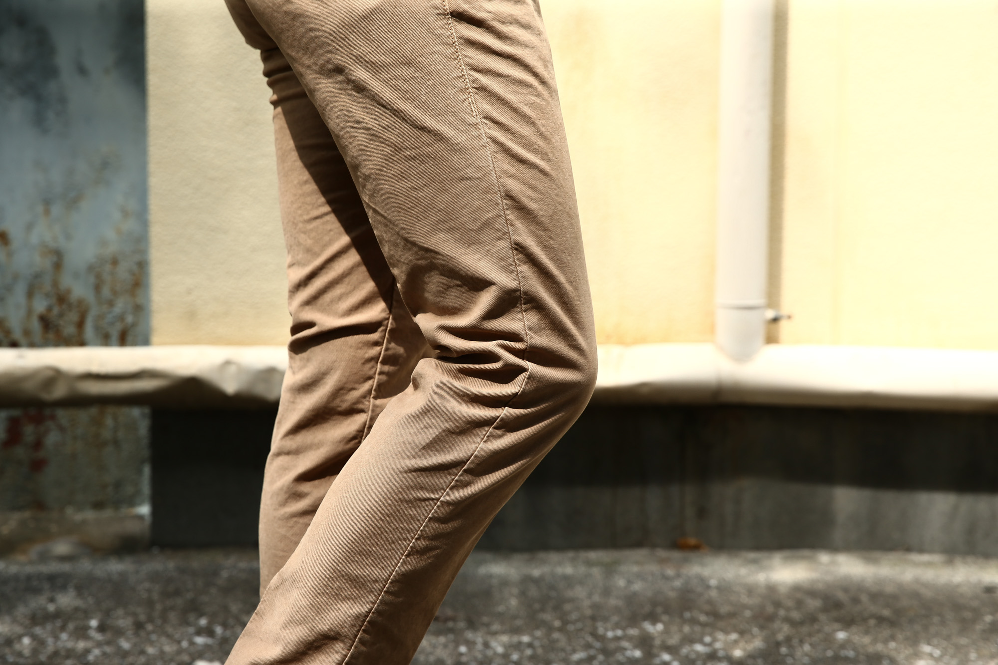 【INCOTEX SLACKS / インコテックススラックス】1ST603 SLIM FIT スリムフィット TRICOCHINO STRETCH ガーメントダイ  ストレッチ コットントラウザー チノパンツ BEIGE (ベージュ・523) 2017 秋冬新作 incotex インコテックス グレスラ 愛知　名古屋 Alto e Diritto アルト エ デリット 27,28,29,30,31,32,33,34