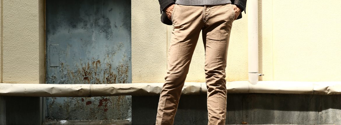 【INCOTEX SLACKS / インコテックススラックス】1ST603 SLIM FIT スリムフィット TRICOCHINO STRETCH ガーメントダイ ストレッチ コットントラウザー チノパンツ BEIGE (ベージュ・523) 2017 秋冬新作 incotex インコテックス グレスラ 愛知　名古屋 ZODIAC ゾディアック 27,28,29,30,31,32,33,34