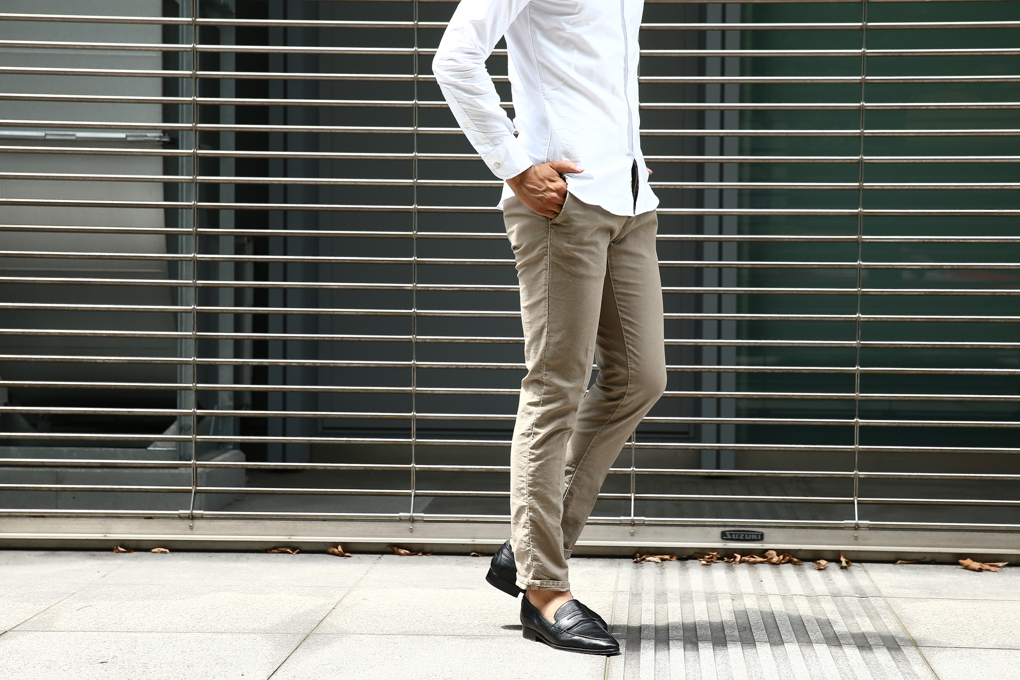 【INCOTEX SLACKS / インコテックススラックス】1ST603 SLIM FIT スリムフィット TRICOCHINO STRETCH ガーメントダイ  ストレッチ コットントラウザー チノパンツ GREGE (グレージュ・421) 2017 秋冬新作 incotex インコテックス グレスラ 愛知　名古屋 Alto e Diritto アルト エ デリット