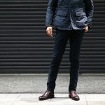【INCOTEX SLACKS / インコテックススラックス】1ST603 SLIM FIT スリムフィット TRICOCHINO STRETCH ガーメントダイ ストレッチ コットントラウザー チノパンツ NAVY (ネイビー・825) 2017 秋冬新作のイメージ