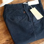 INCOTEX SLACKS(インコテックススラックス)1ST603 SLIM FIT スリムフィット TRICOCHINO STRETCH ガーメントダイ ストレッチ コットントラウザー チノパンツ NAVY (ネイビー・825) 2017 秋冬新作のイメージ