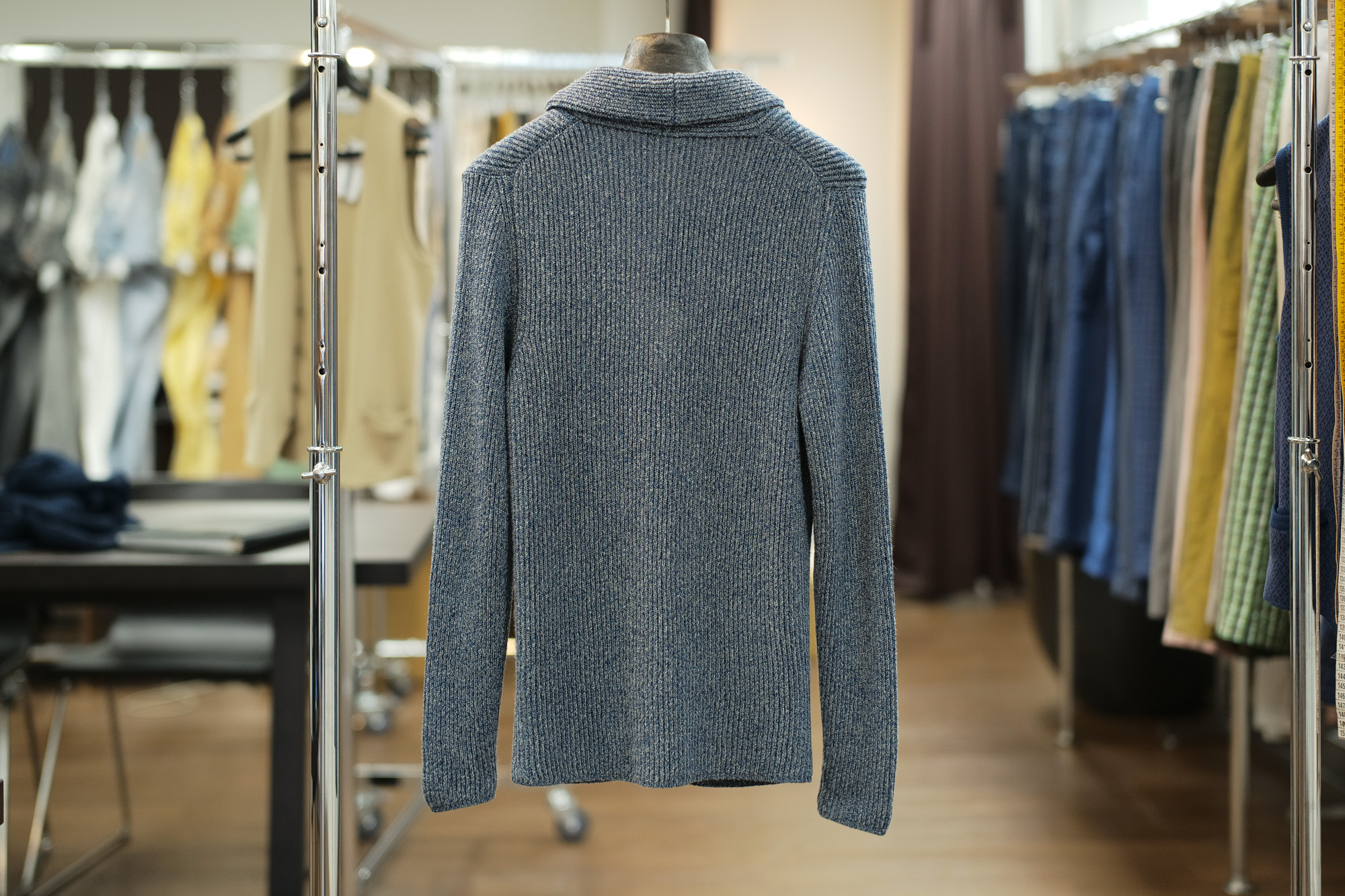 Settefili Cashmere / セッテフィーリカシミア (2018 メイン 春夏 展示会) settefilicashmere セッテフィーリカシミア 2018年 メインコレクション 展示会  ニット カーディガン ショールカラー タートルネック ニットT ニットポロシャツ  愛知 名古屋 Alto e Diritto アルト エ デリット