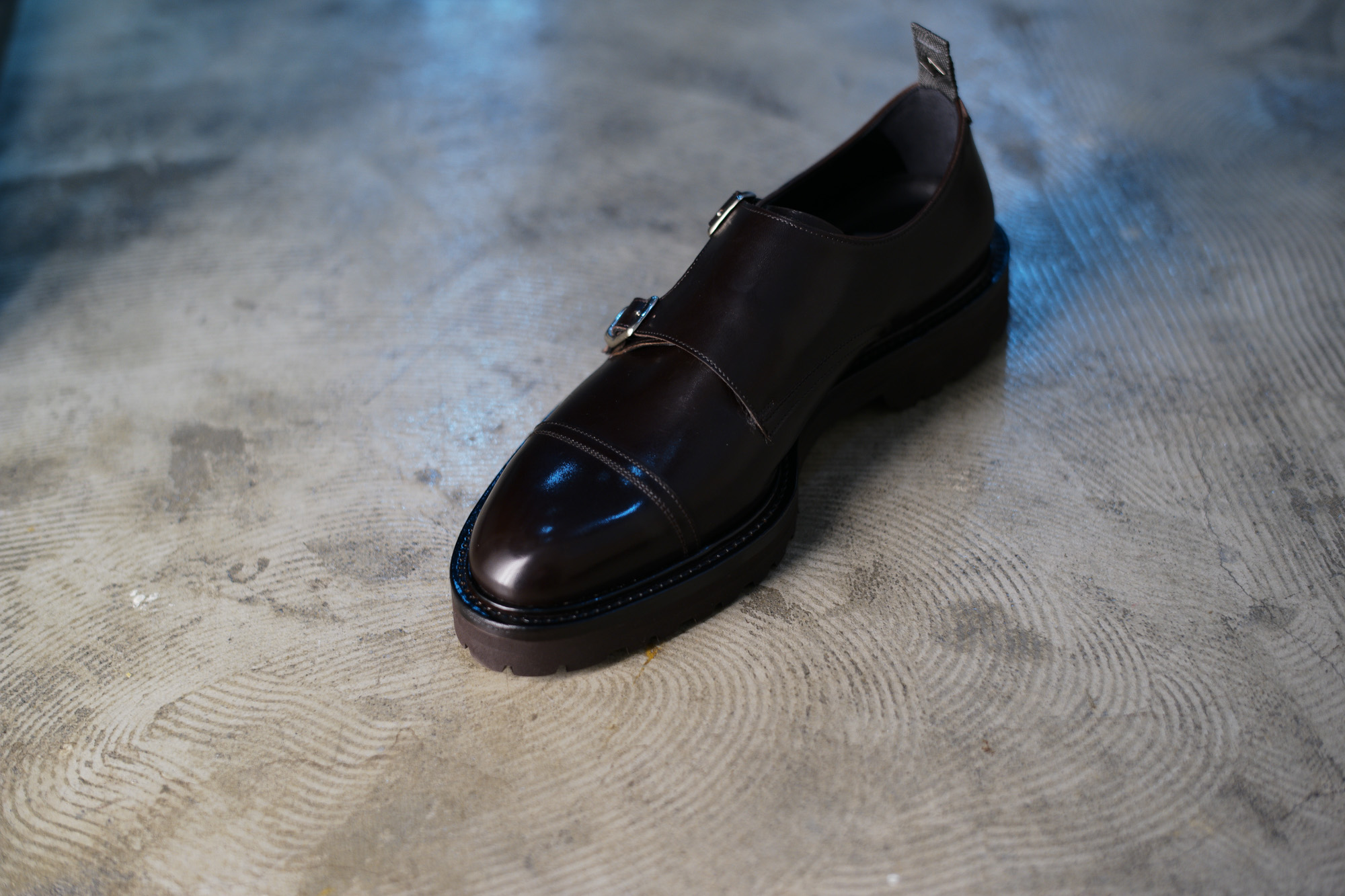 WH(ダブルエイチ) WH-0300 【干場スペシャル】 ANNONAY Vocalou Calf Leather アノネイ ボカルーカーフ Vibram Tank Sole ビブラム タンクソール ダブルモンクストラップシューズ BLACK(ブラック) MADE IN JAPAN(日本製) 2018 春夏 wh ダブルエイチ 坪内浩　干場義雅　愛知 名古屋 Alto e Diritto アルト エ デリット ヒロシツボウチ ホシバ ダブルモンク プレーントゥ サイドゴアブーツ ストレートチップ