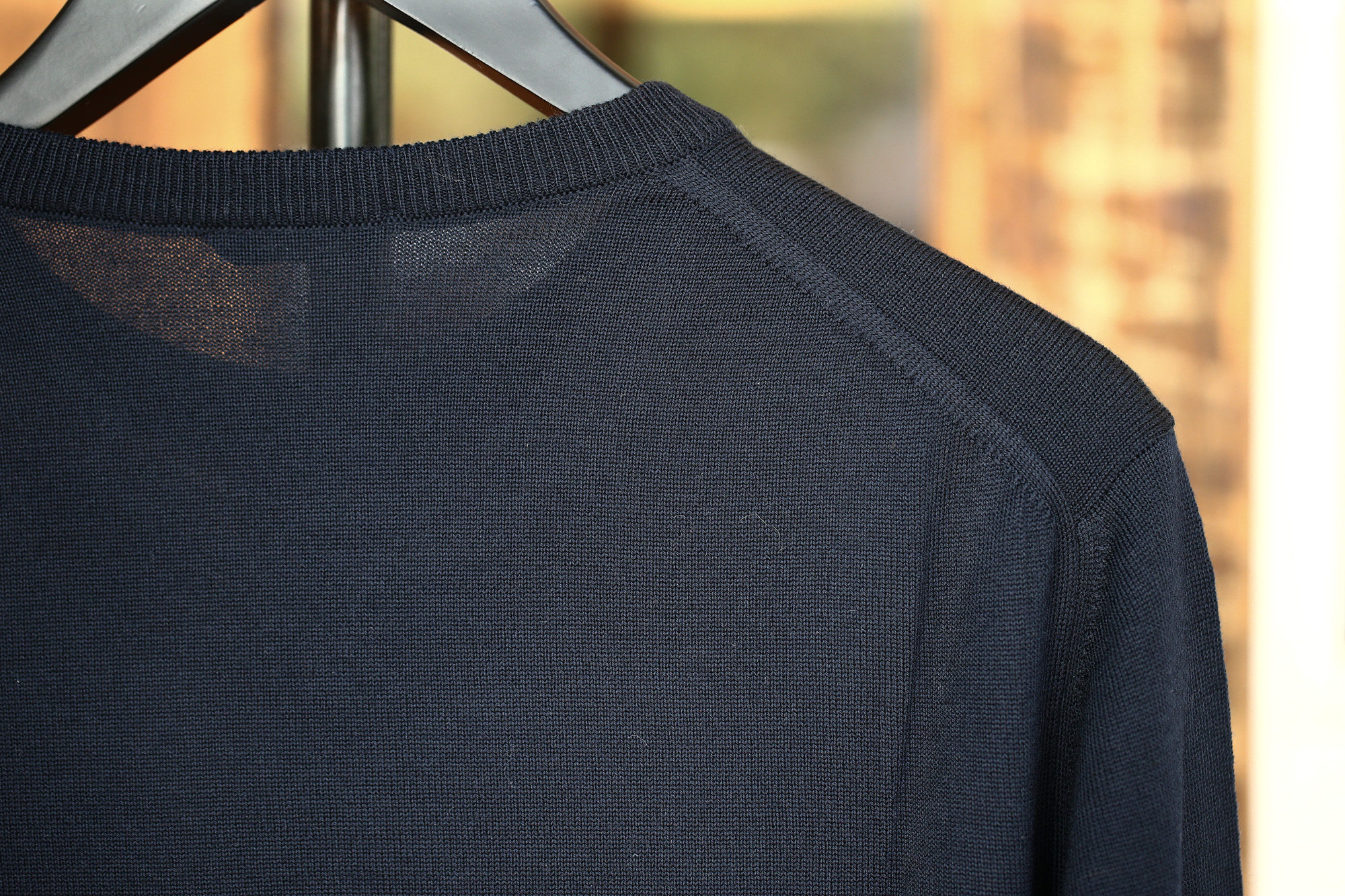 ZANONE (ザノーネ) Crew Neck Sweater (クルーネックセーター) VIRGIN WOOL 100% ヴァージンウール100% ハイゲージウールニットセーター NAVY (ネイビー・Z1375) made in italy (イタリア製) 2017 秋冬新作 zanone ザノーネ タートルネック 愛知 名古屋 Alto e Diritto アルト エ デリット タートル