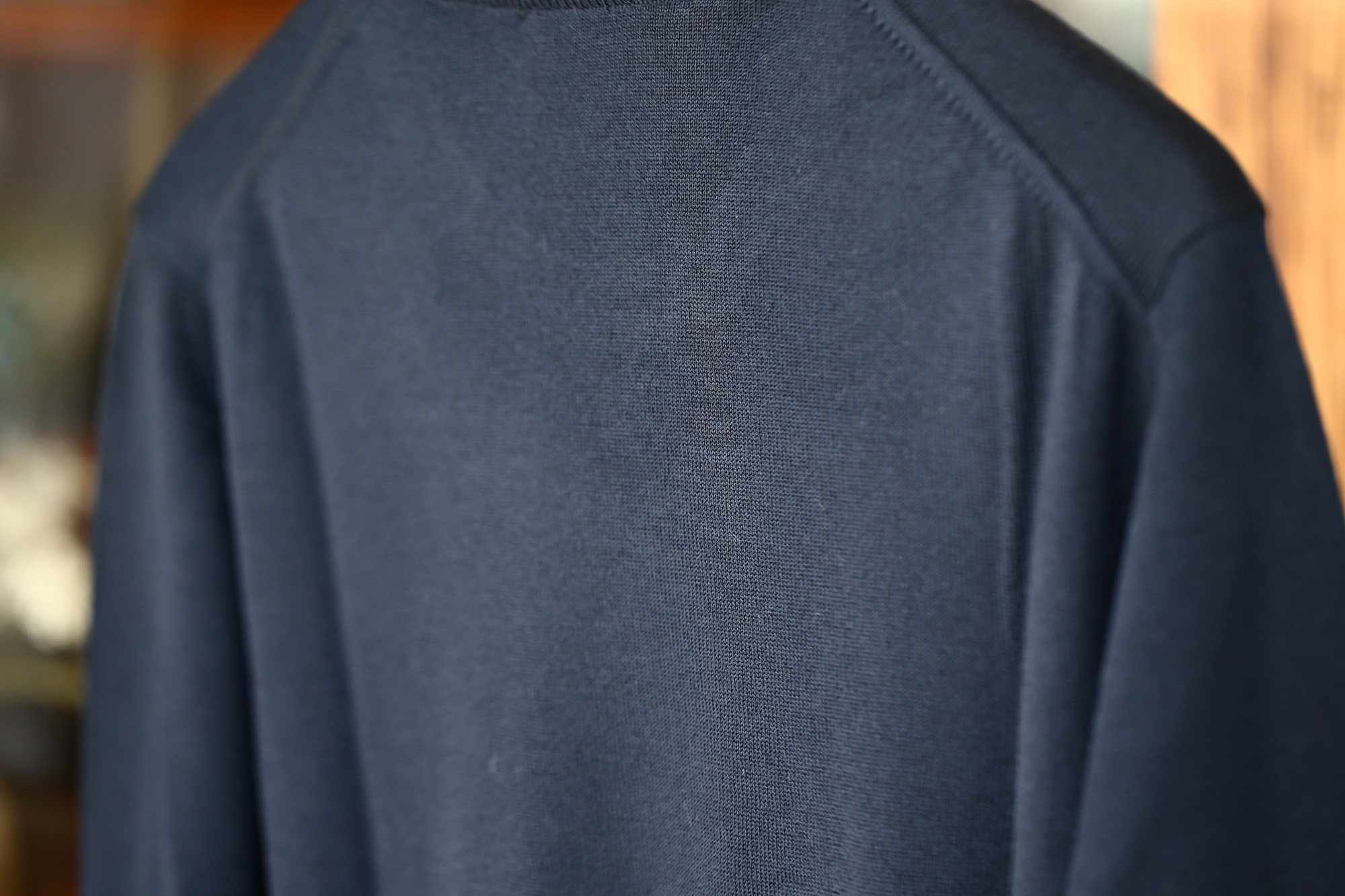 ZANONE (ザノーネ) Crew Neck Sweater (クルーネックセーター) VIRGIN WOOL 100% ヴァージンウール100% ハイゲージウールニットセーター NAVY (ネイビー・Z1375) made in italy (イタリア製) 2017 秋冬新作 zanone ザノーネ タートルネック 愛知 名古屋 Alto e Diritto アルト エ デリット タートル