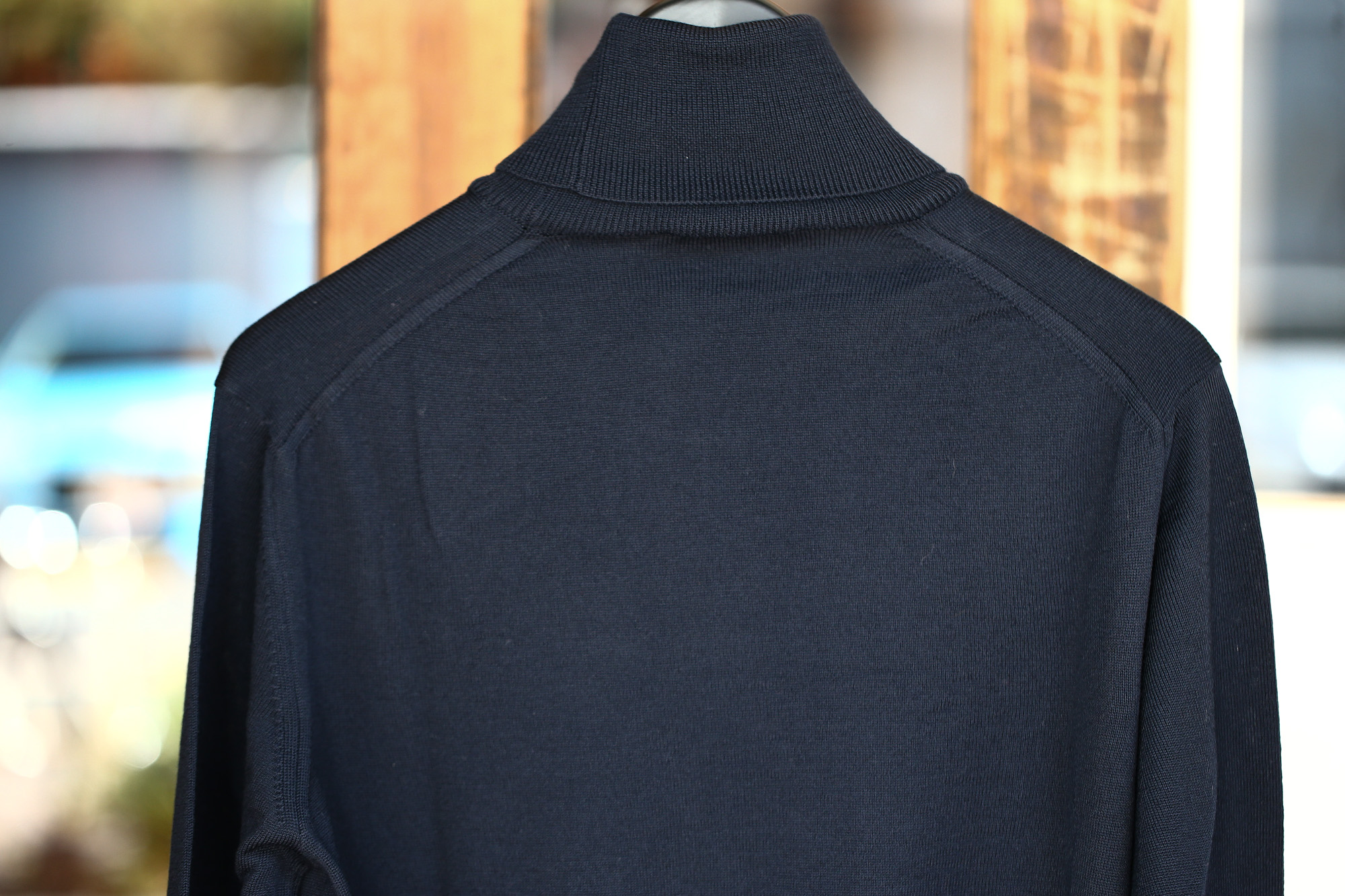 ZANONE (ザノーネ) Turtle Neck Sweater タートルネックセーター VIRGIN WOOL 100% ヴァージンウール100% ハイゲージウールニットセーター NAVY (ネイビー・Z1375) made in italy (イタリア製) 2017 秋冬新作 zanone ザノーネ タートルネック 愛知 名古屋 Alto e Diritto アルト エ デリット タートル