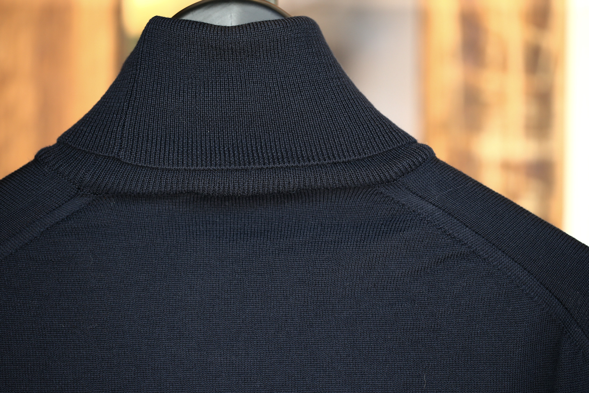 ZANONE (ザノーネ) Turtle Neck Sweater タートルネックセーター VIRGIN WOOL 100% ヴァージンウール100% ハイゲージウールニットセーター NAVY (ネイビー・Z1375) made in italy (イタリア製) 2017 秋冬新作 zanone ザノーネ タートルネック 愛知 名古屋 Alto e Diritto アルト エ デリット タートル