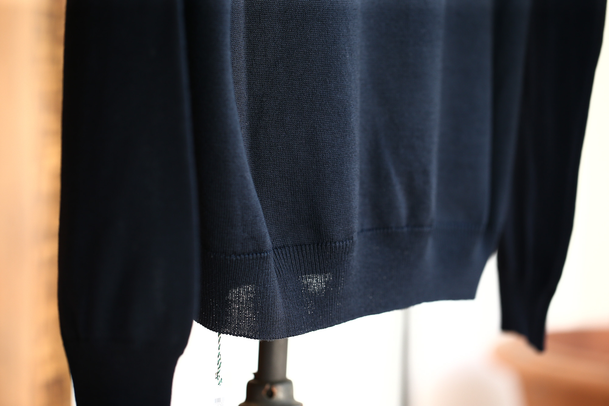 ZANONE (ザノーネ) Turtle Neck Sweater タートルネックセーター VIRGIN WOOL 100% ヴァージンウール100% ハイゲージウールニットセーター NAVY (ネイビー・Z1375) made in italy (イタリア製) 2017 秋冬新作 zanone ザノーネ タートルネック 愛知 名古屋 Alto e Diritto アルト エ デリット タートル