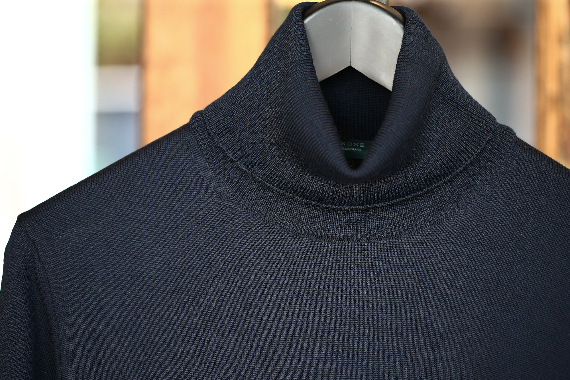 ZANONE (ザノーネ) Turtle Neck Sweater タートルネックセーター VIRGIN WOOL 100% ヴァージンウール100% ハイゲージウールニットセーター NAVY (ネイビー・Z1375) made in italy (イタリア製) 2017 秋冬新作 zanone ザノーネ タートルネック 愛知 名古屋 Alto e Diritto アルト エ デリット タートル