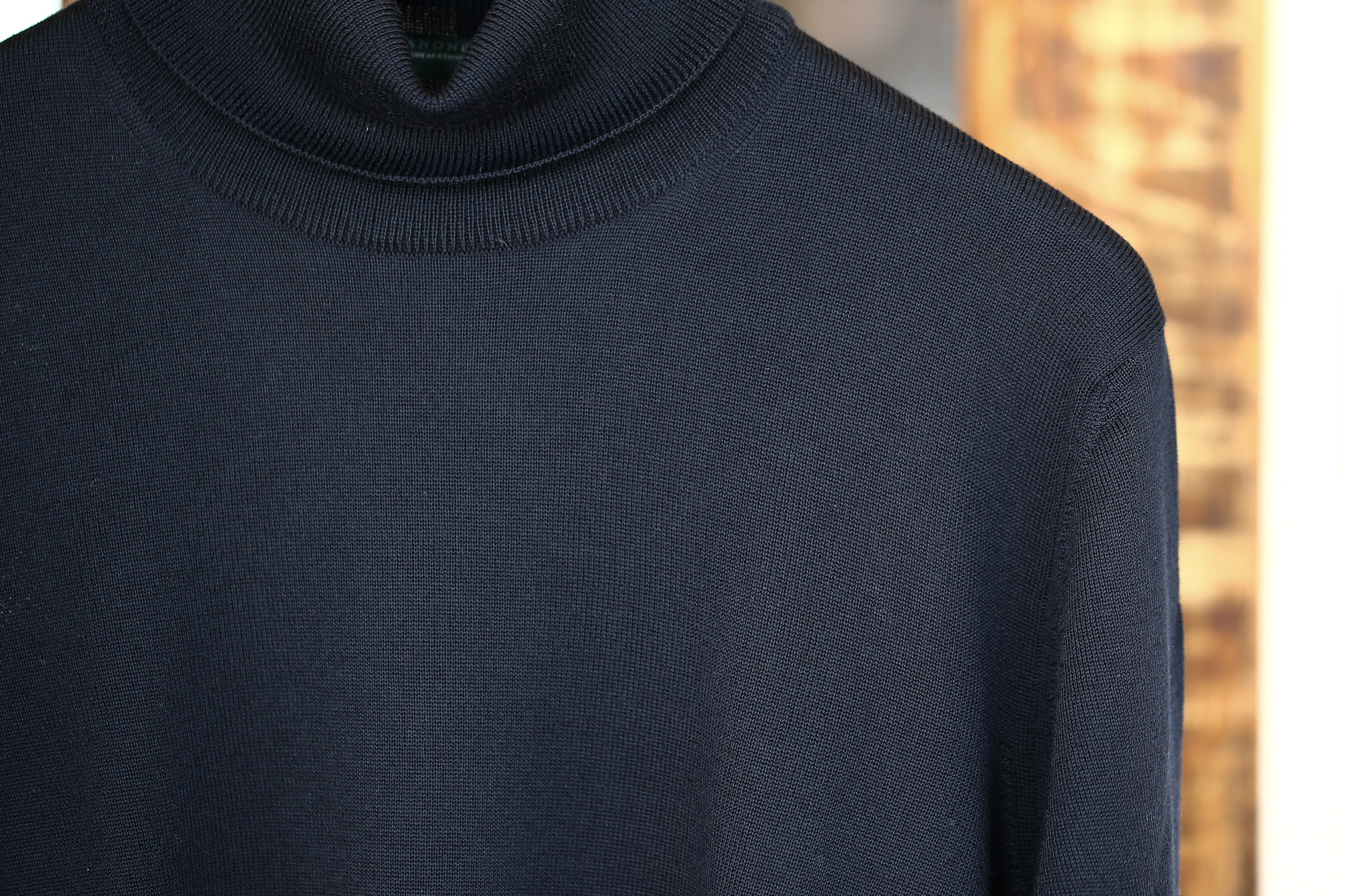 ZANONE (ザノーネ) Turtle Neck Sweater タートルネックセーター VIRGIN WOOL 100% ヴァージンウール100% ハイゲージウールニットセーター NAVY (ネイビー・Z1375) made in italy (イタリア製) 2017 秋冬新作 zanone ザノーネ タートルネック 愛知 名古屋 Alto e Diritto アルト エ デリット タートル