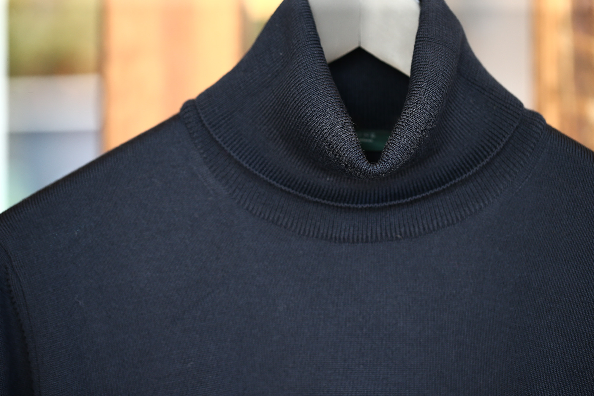 ZANONE (ザノーネ) Turtle Neck Sweater タートルネックセーター VIRGIN WOOL 100% ヴァージンウール100% ハイゲージウールニットセーター NAVY (ネイビー・Z1375) made in italy (イタリア製) 2017 秋冬新作 zanone ザノーネ タートルネック 愛知 名古屋 Alto e Diritto アルト エ デリット タートル