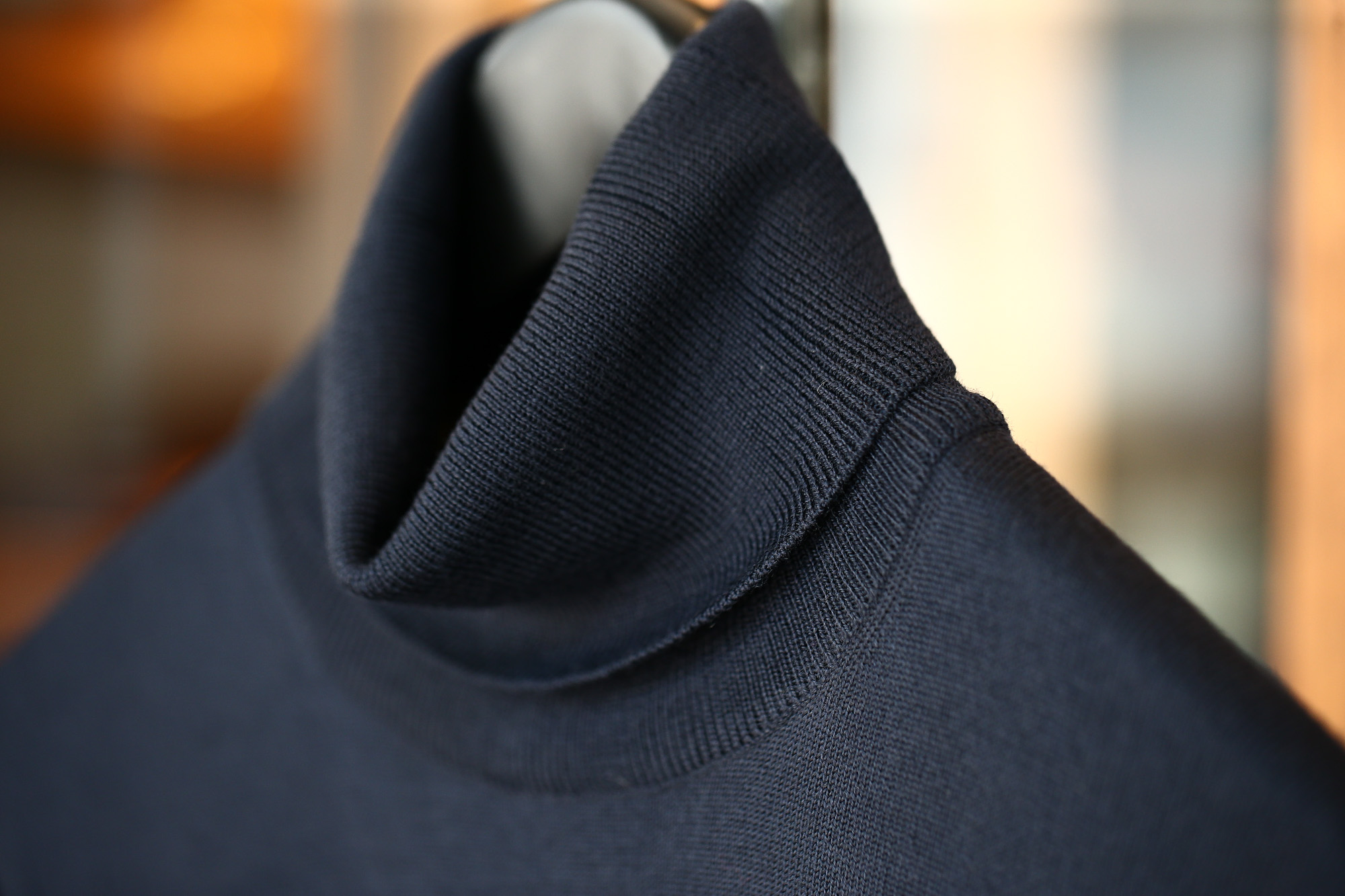 ZANONE (ザノーネ) Turtle Neck Sweater タートルネックセーター VIRGIN WOOL 100% ヴァージンウール100% ハイゲージウールニットセーター NAVY (ネイビー・Z1375) made in italy (イタリア製) 2017 秋冬新作 zanone ザノーネ タートルネック 愛知 名古屋 Alto e Diritto アルト エ デリット タートル