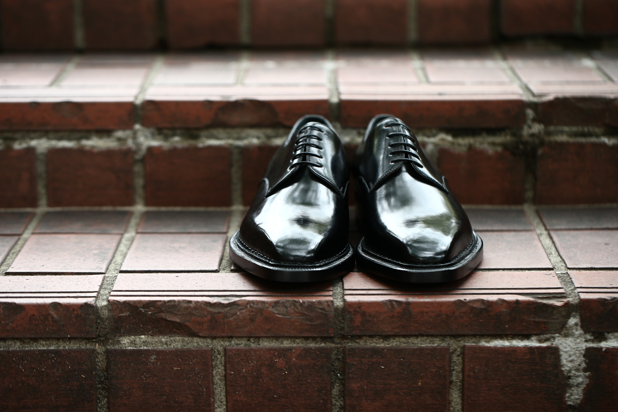 ENZO BONAFE(エンツォボナフェ) 【3720】Plane Toe Dress Shoes プレーントゥー Horween Shell Cordovan leather ホーウィンシェル コードバンレザー 【コードヴァン】ドレスシューズ NERO(ブラック) made in italy (イタリア製) 2017 秋冬新作 enzobonafe エンツォボナフェ 愛知 名古屋 Alto e Diritto アルト エ デリット 5.5,6,6.5,7,7.5,8,8.5,9,9.5