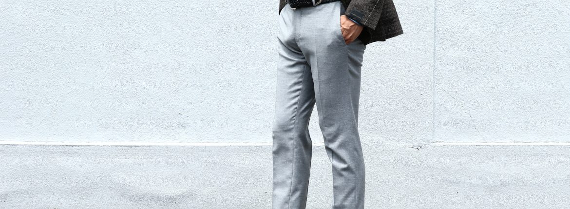 INCOTEX(インコテックス) N35 SLIM FIT (1NT035) スリムフィットS110’S HIGH COMFORT BATAVIA ストレッチ サージウール スラックス 【GRAY // グレー・902】 2017 秋冬新作 incotex インコテックス グレスラ 愛知　名古屋 ZODIAC ゾディアック