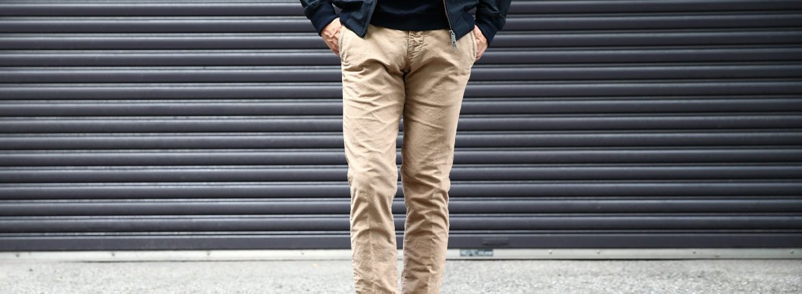 【INCOTEX SLACKS // インコテックススラックス】1ST603 SLIM FIT スリムフィット TRICOCHINO STRETCH ガーメントダイ ストレッチ コットントラウザー チノパンツ 【BEIGE / ベージュ・523】 2017 秋冬新作 incotex インコテックス グレスラ 愛知　名古屋 ZODIAC ゾディアック