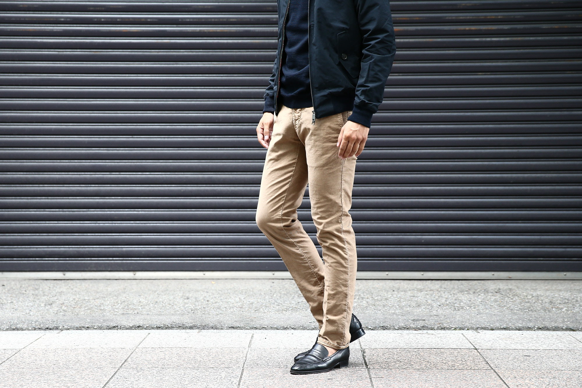 【INCOTEX SLACKS // インコテックススラックス】1ST603 SLIM FIT スリムフィット TRICOCHINO STRETCH ガーメントダイ ストレッチ コットントラウザー チノパンツ 【BEIGE / ベージュ・523】 2017 秋冬新作 incotex インコテックス グレスラ 愛知　名古屋 Alto e Diritto アルト エ デリット