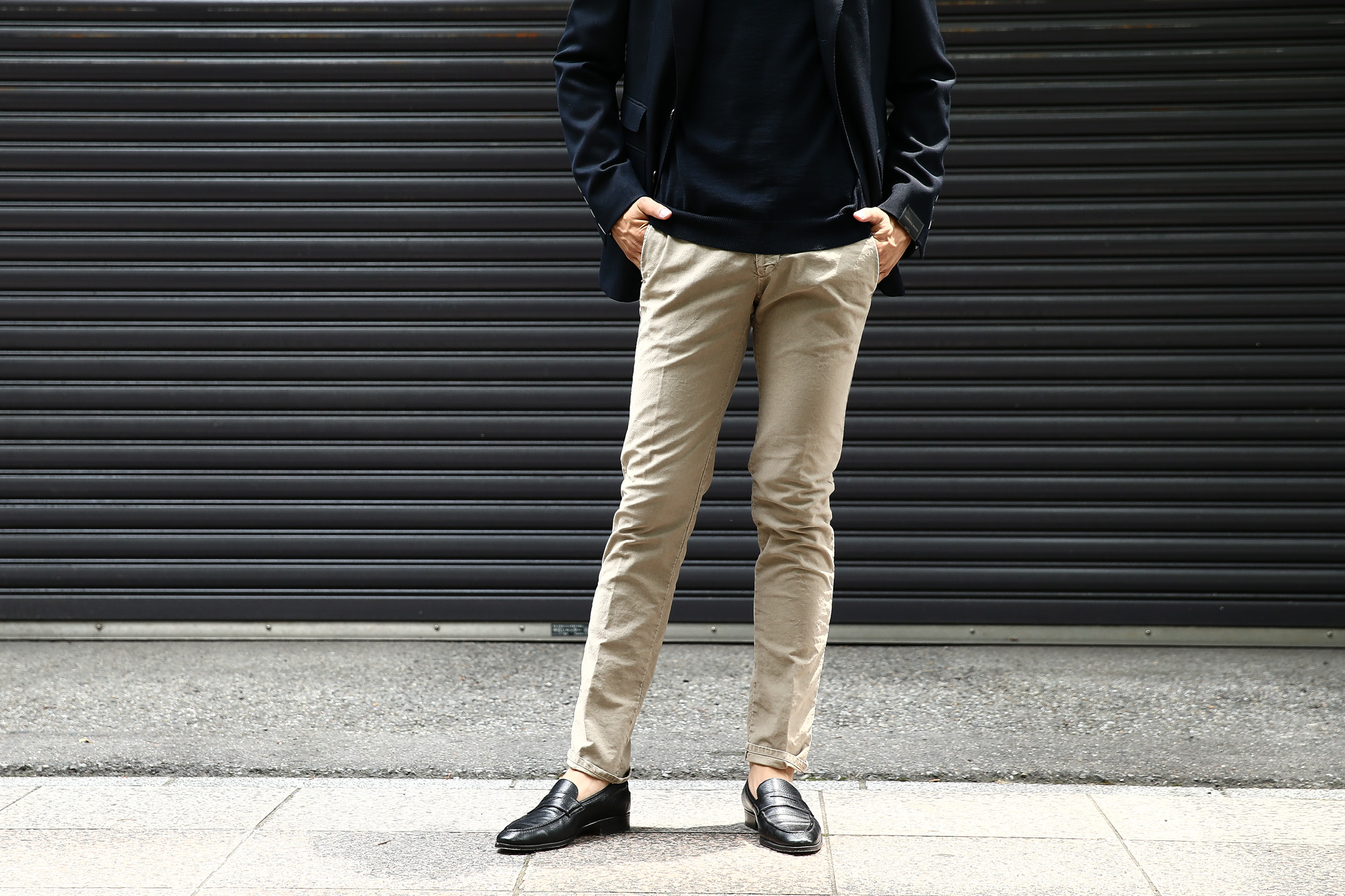 【INCOTEX SLACKS // インコテックススラックス】1ST603 SLIM FIT スリムフィット TRICOCHINO STRETCH ガーメントダイ  ストレッチ コットントラウザー チノパンツ GREGE (グレージュ・421) 2017 秋冬新作 incotex インコテックス グレスラ 愛知　名古屋 Alto e Diritto アルト エ デリット