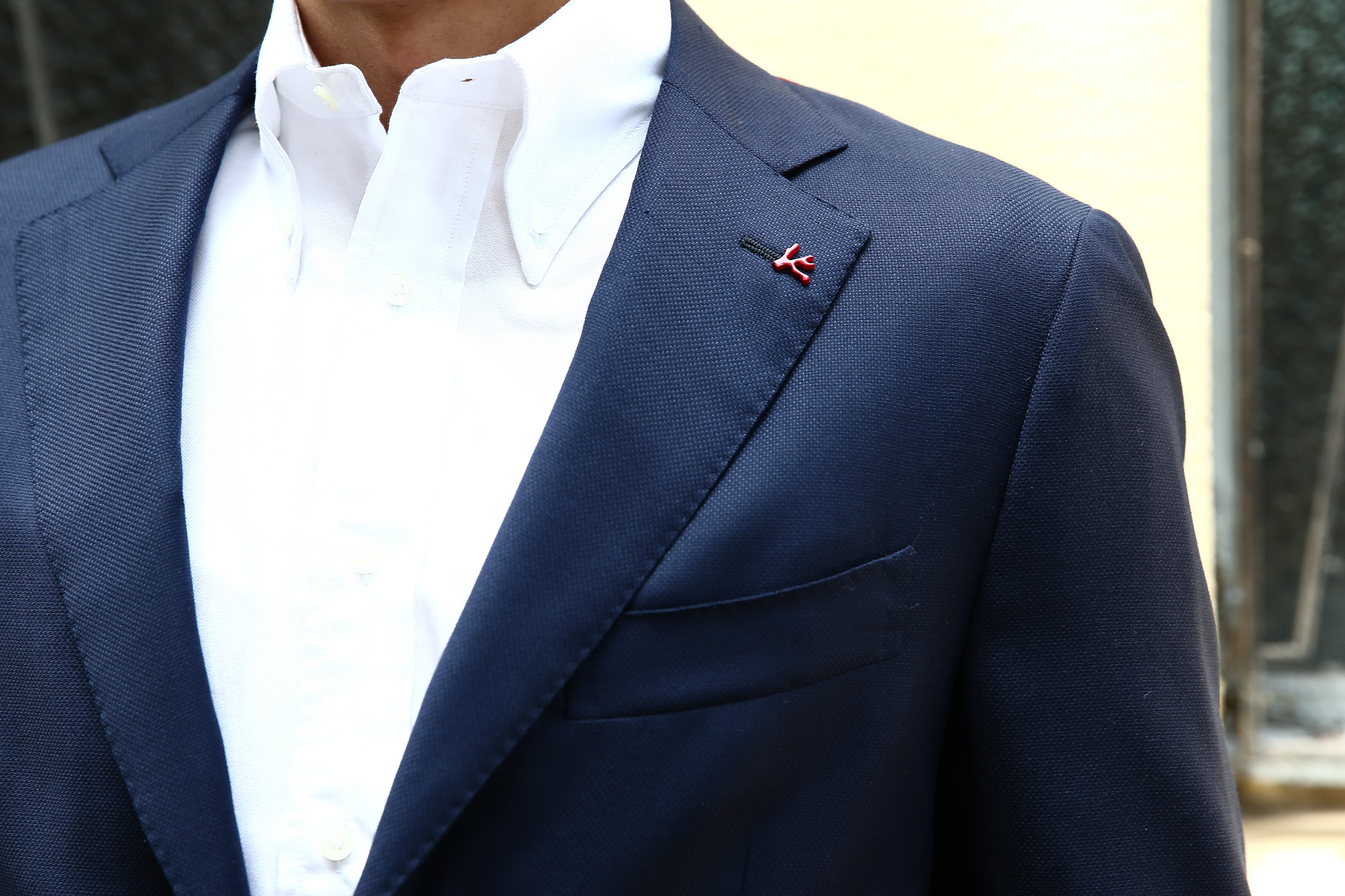 【ISAIA / イザイア】 SAILOR セイラー FABRIC Wool 100%,LINING Cupro 100% ウール ホップサック アンコン 3Bジャケット 【NAVY / ネイビー・800】 Made in italy (イタリア製) コーディネート 愛知 名古屋 Alto e Diritto アルト エ デリット ISAIA ジャケット コットン テーラード イザイア 42,44,46,48,50,52,54,56