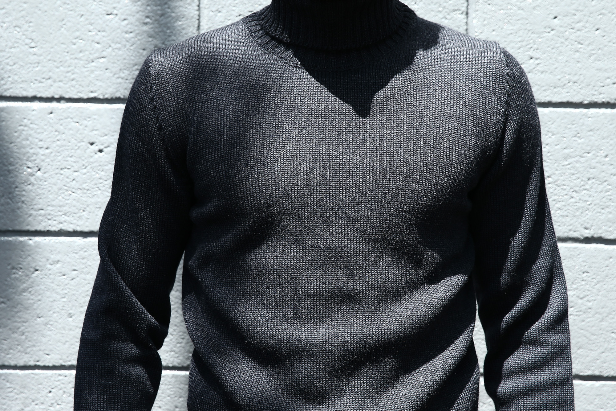 ZANONE (ザノーネ) Turtle Neck Sweater (タートルネックセーター) VIRGIN WOOL 100% ミドルゲージ ウールニット セーター CHARCOAL (チャコール・Z0006) made in italy (イタリア製) 2017 秋冬新作 zanone ザノーネ 愛知 名古屋 Alto e Diritto アルト エ デリット