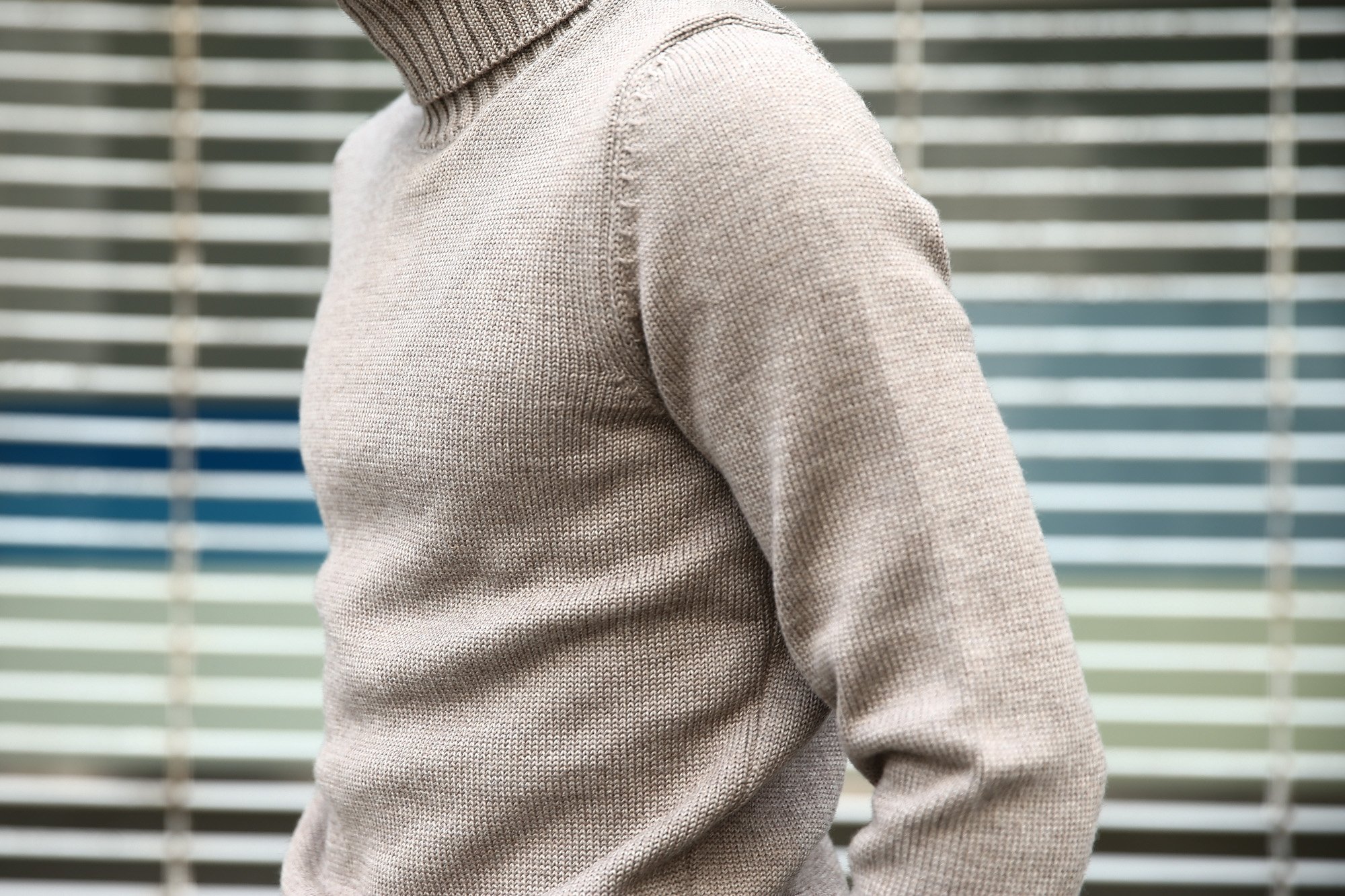 【ZANONE / ザノーネ】 Turtle Neck Sweater タートルネックセーター VIRGIN WOOL 100% ミドルゲージ ウールニット セーター GREGE (グレージュ・Z2873)  made in italy (イタリア製) 2017 秋冬新作 zanone ザノーネ 愛知 名古屋 Alto e Diritto アルト エ デリット タートルネック