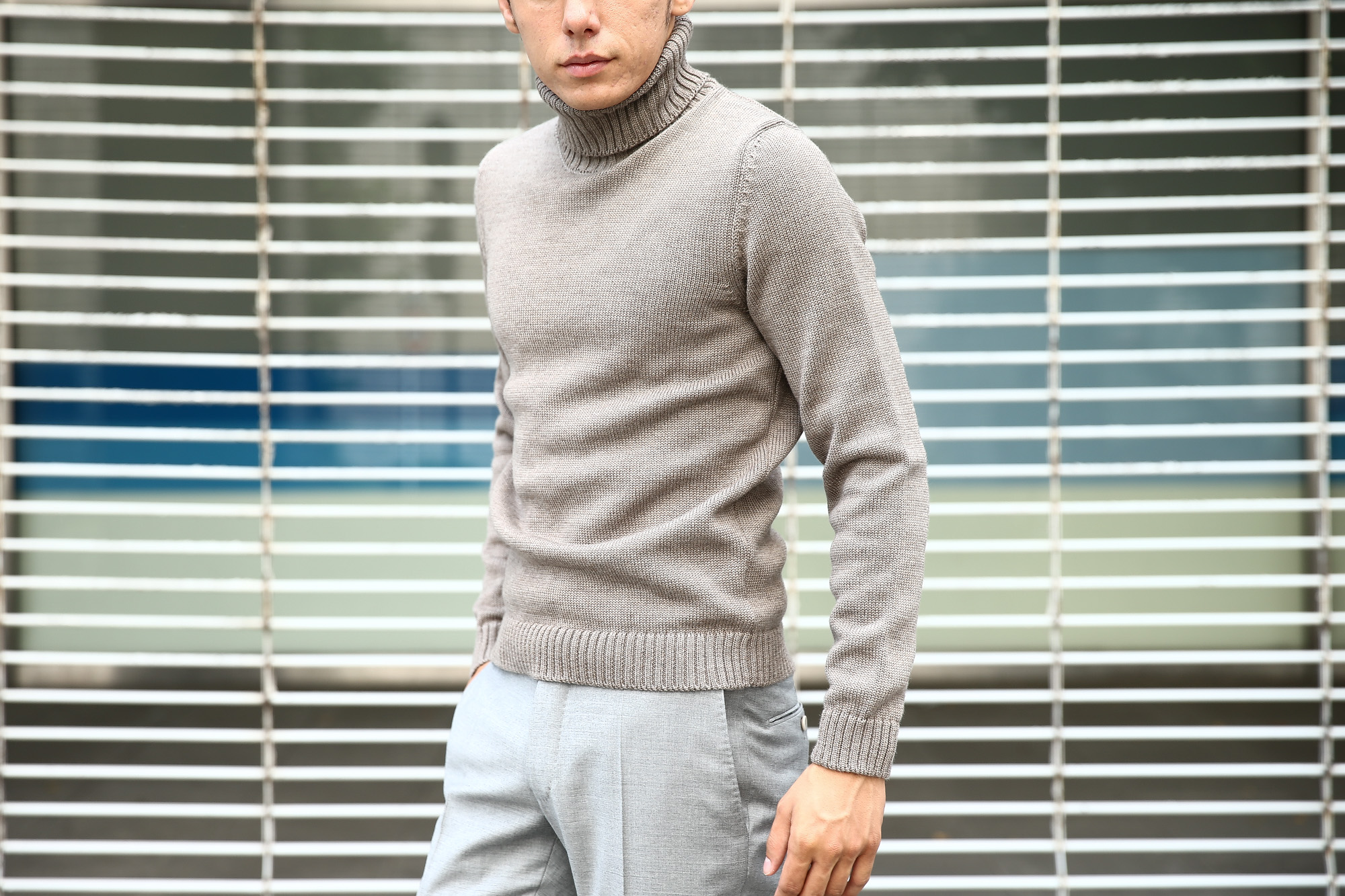 ZANONE / ザノーネ】 Turtle Neck Sweater タートルネックセーター 