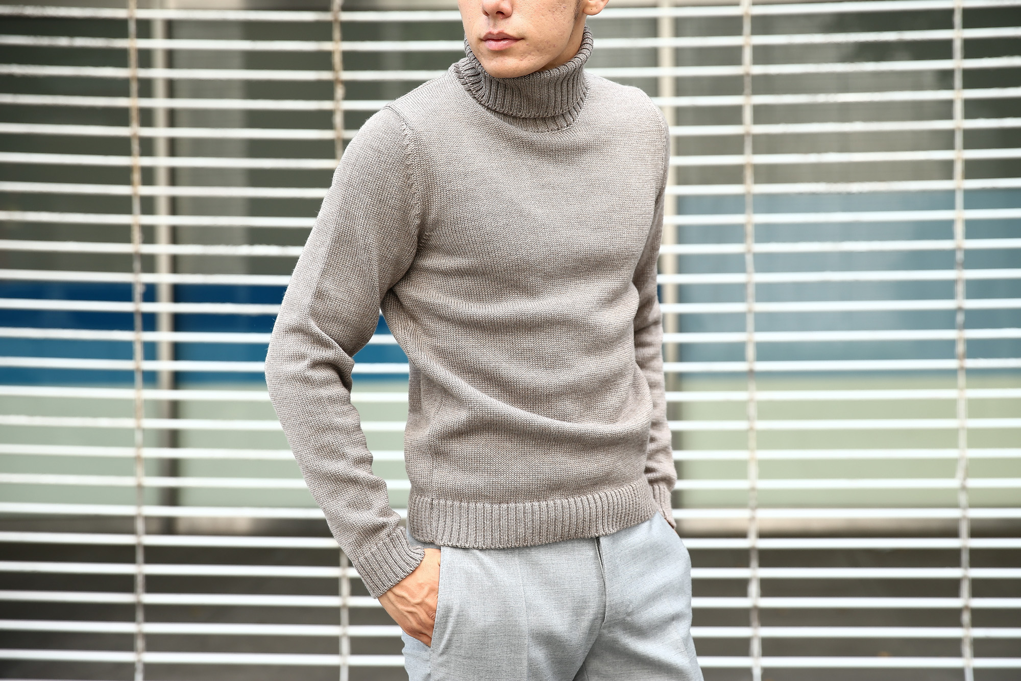 ZANONE / ザノーネ】 Turtle Neck Sweater タートルネックセーター 