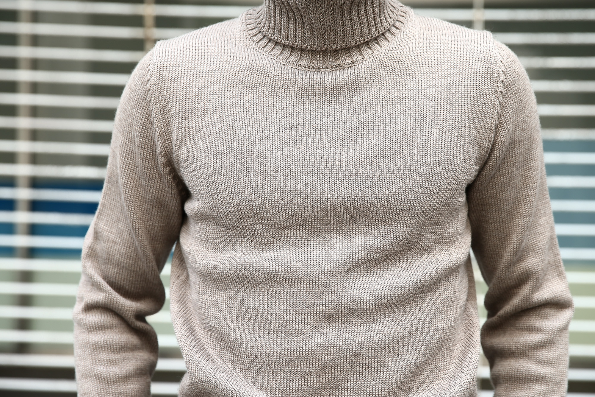 【ZANONE / ザノーネ】 Turtle Neck Sweater タートルネックセーター VIRGIN WOOL 100% ミドルゲージ ウールニット セーター GREGE (グレージュ・Z2873)  made in italy (イタリア製) 2017 秋冬新作 zanone ザノーネ 愛知 名古屋 Alto e Diritto アルト エ デリット タートルネック