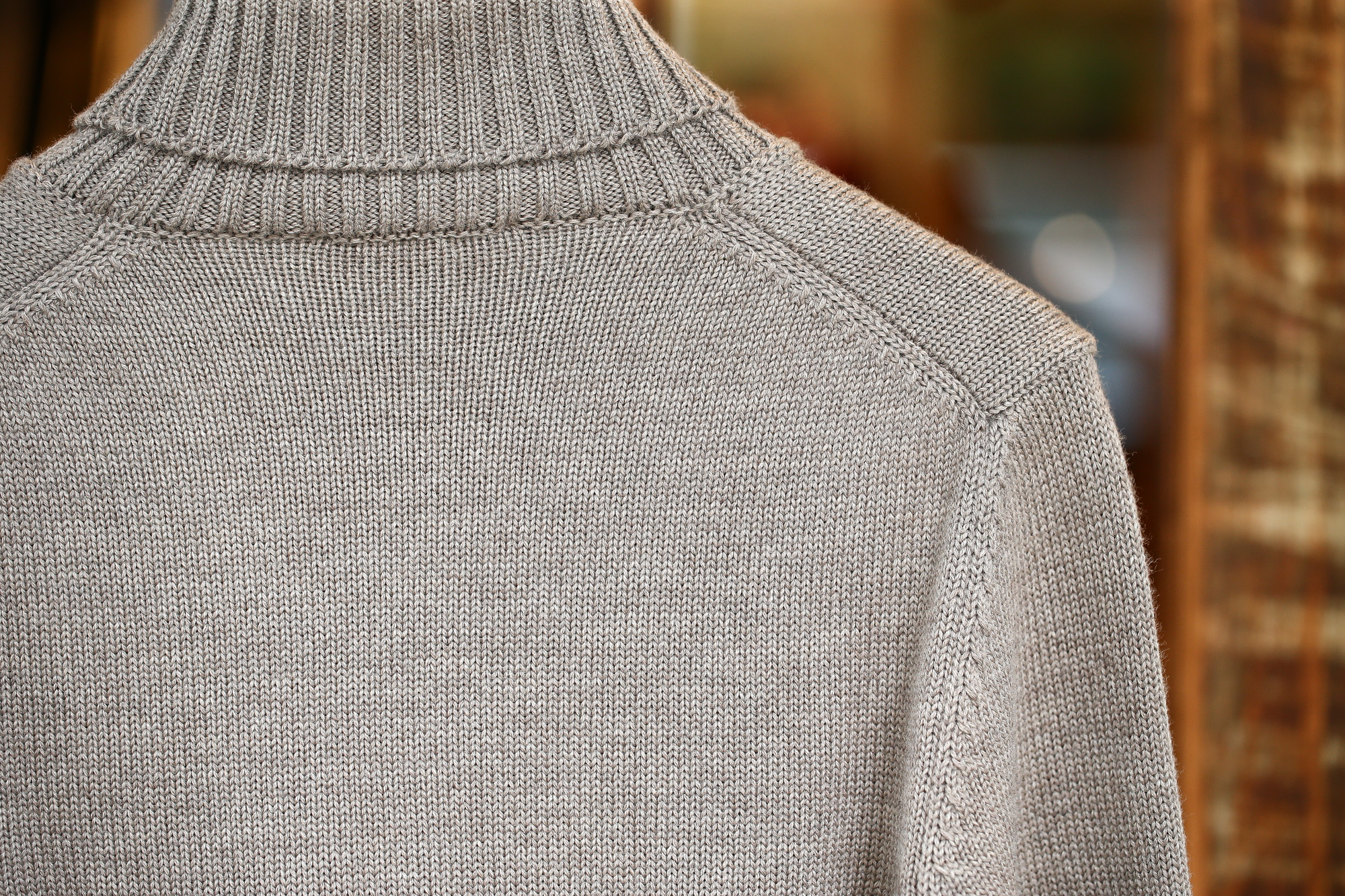 ZANONE (ザノーネ) Turtle Neck Sweater タートルネックセーター VIRGIN WOOL 100% ミドルゲージ ウールニット セーター GREGE (グレージュ・Z2873)  made in italy (イタリア製) 2017 秋冬新作 zanone ザノーネ 愛知 名古屋 Alto e Diritto アルト エ デリット タートルネック