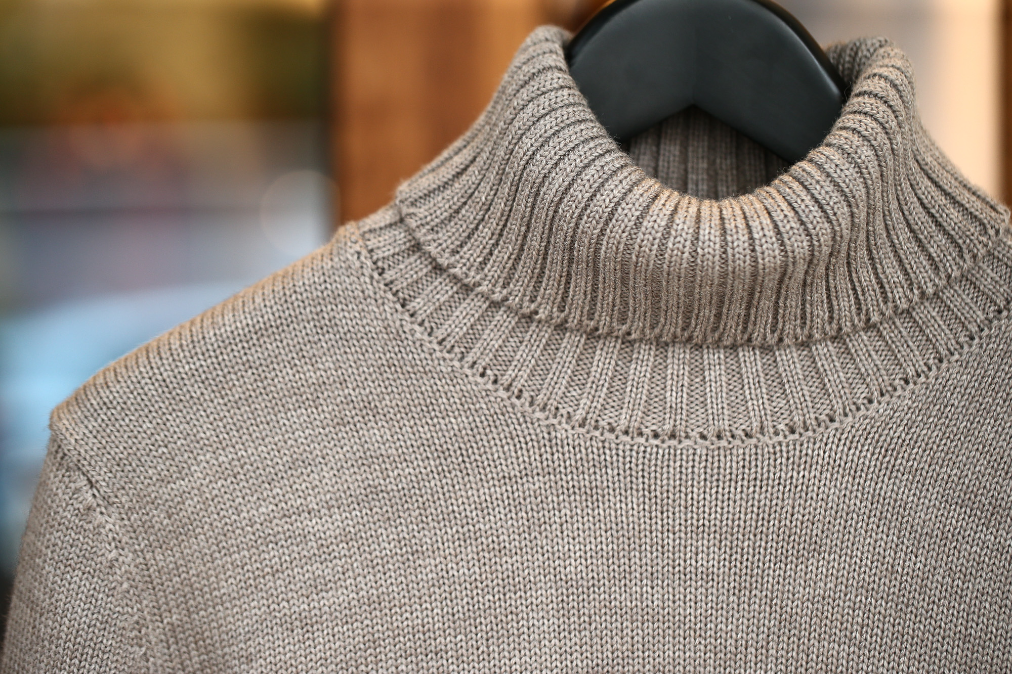 ZANONE (ザノーネ) Turtle Neck Sweater タートルネックセーター VIRGIN WOOL 100% ミドルゲージ ウールニット セーター GREGE (グレージュ・Z2873)  made in italy (イタリア製) 2017 秋冬新作 zanone ザノーネ 愛知 名古屋 Alto e Diritto アルト エ デリット タートルネック