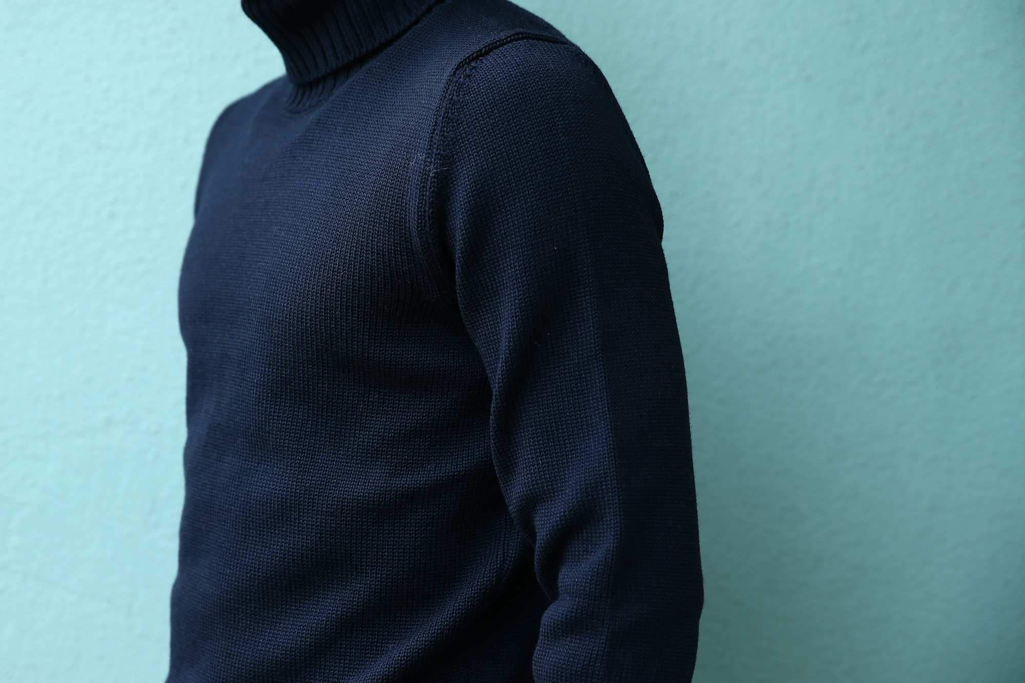 ZANONE (ザノーネ) Turtle Neck Sweater (タートルネックセーター) VIRGIN WOOL 100% ミドルゲージ ウールニット セーター NAVY (ネイビー・Z1375) made in italy (イタリア製) 2017 秋冬新作 zanone ザノーネ 愛知 名古屋 Alto e Diritto アルト エ デリット