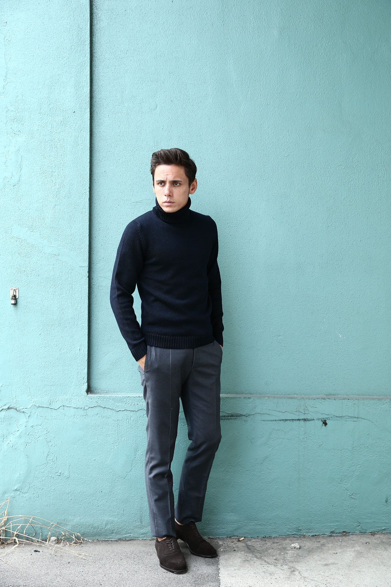 ZANONE (ザノーネ) Turtle Neck Sweater (タートルネックセーター) VIRGIN WOOL 100% ミドルゲージ ウールニット セーター NAVY (ネイビー・Z1375) made in italy (イタリア製) 2017 秋冬新作 zanone ザノーネ 愛知 名古屋 Alto e Diritto アルト エ デリット