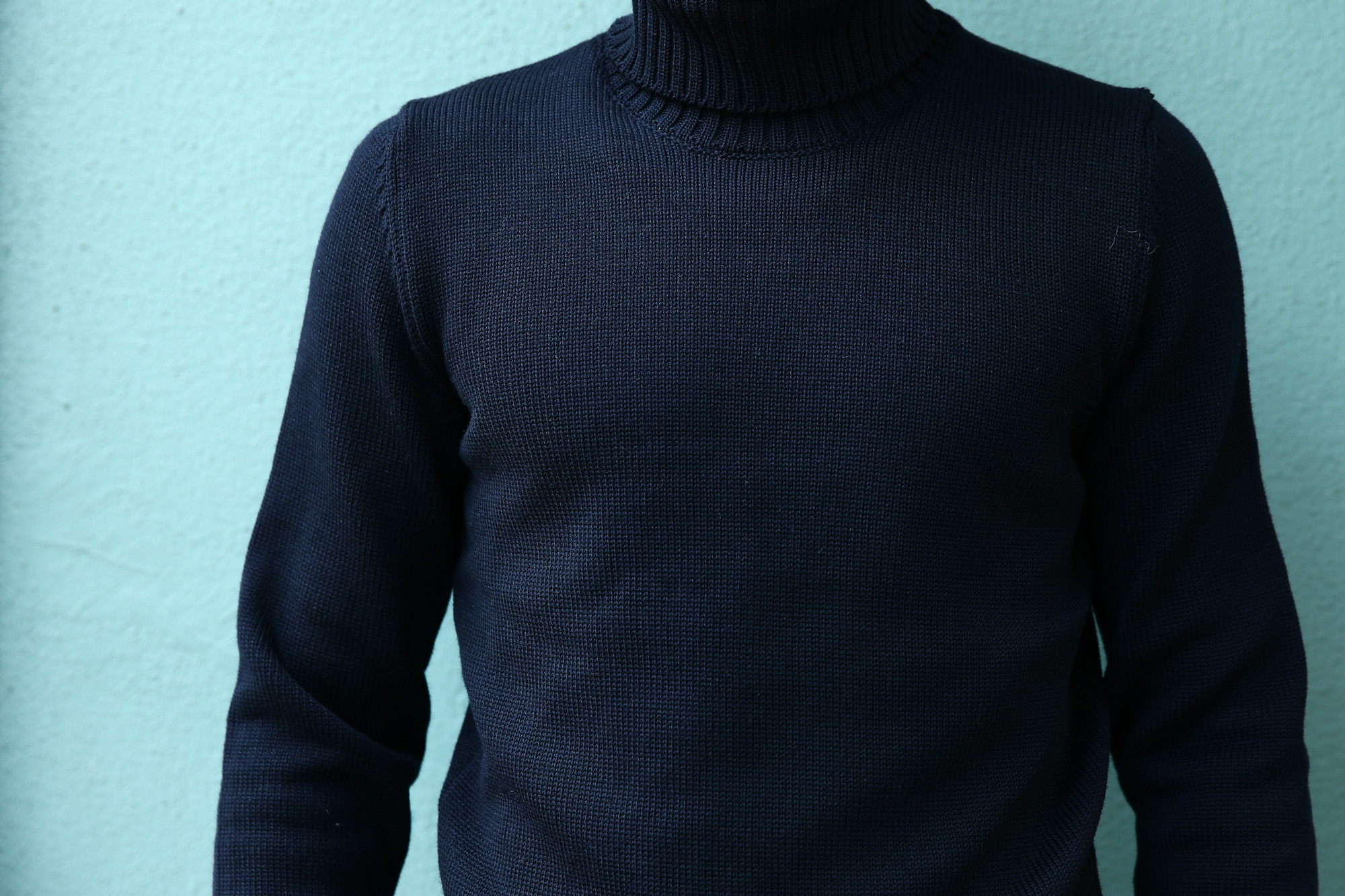 ZANONE (ザノーネ) Turtle Neck Sweater (タートルネックセーター) VIRGIN WOOL 100% ミドルゲージ ウールニット セーター NAVY (ネイビー・Z1375) made in italy (イタリア製) 2017 秋冬新作 zanone ザノーネ 愛知 名古屋 Alto e Diritto アルト エ デリット