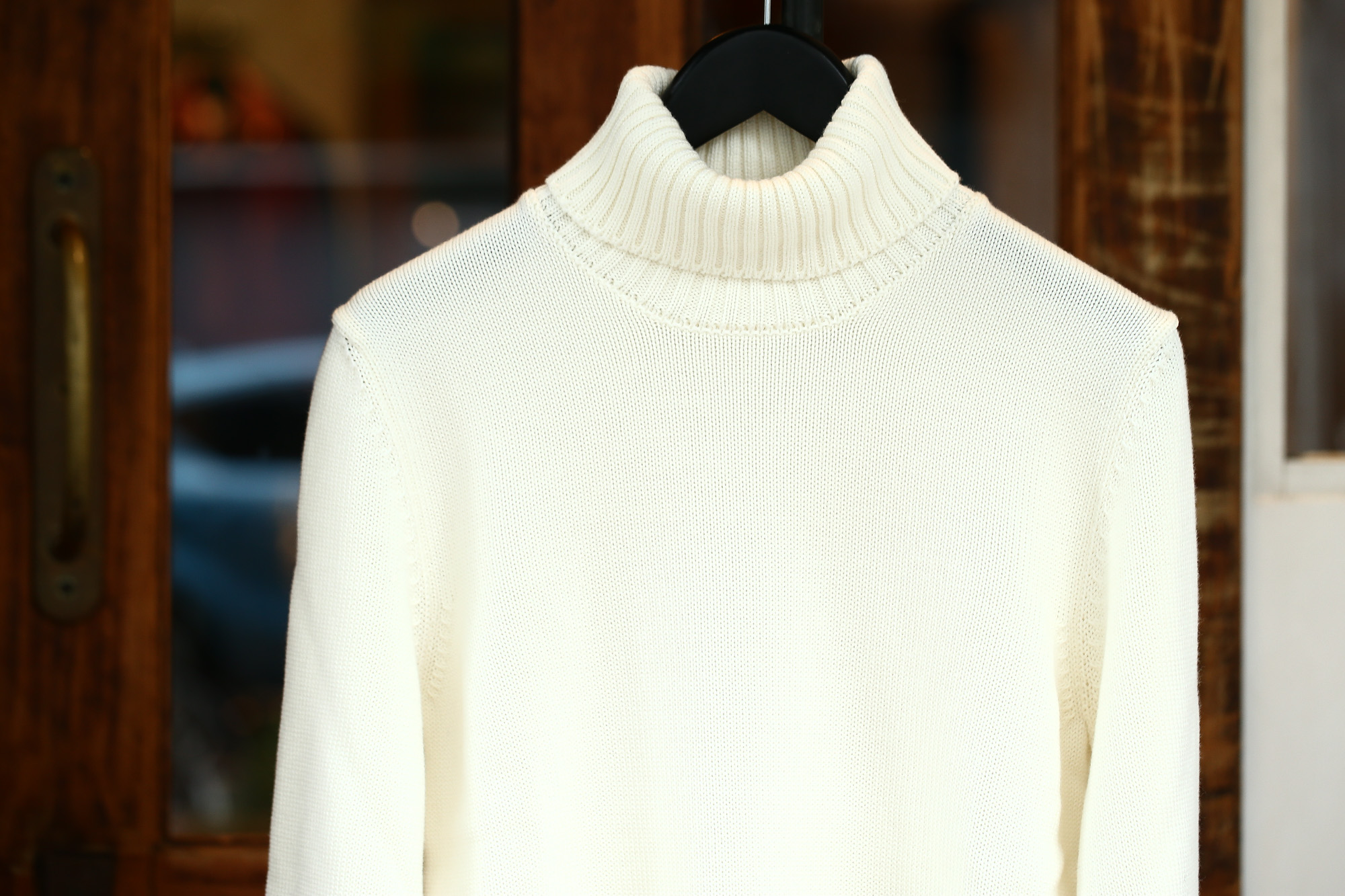 ZANONE (ザノーネ) Turtle Neck Sweater タートルネックセーター VIRGIN WOOL 100% ミドルゲージ ウールニット セーター OFF WHITE (オフホワイト・Z3623) made in italy (イタリア製) 2017 秋冬新作 zanone ザノーネ 愛知 名古屋 Alto e Diritto アルト エ デリット タートルネック