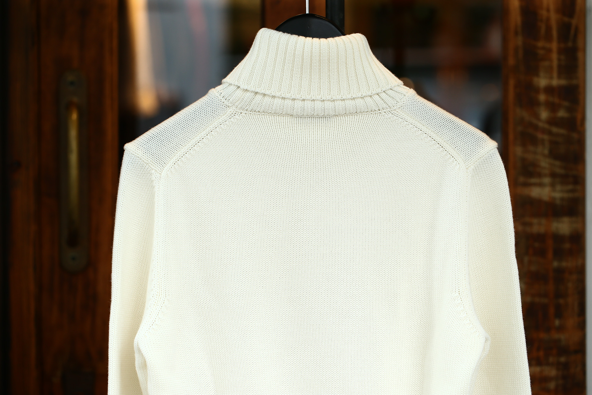 ZANONE (ザノーネ) Turtle Neck Sweater タートルネックセーター VIRGIN WOOL 100% ミドルゲージ ウールニット セーター OFF WHITE (オフホワイト・Z3623) made in italy (イタリア製) 2017 秋冬新作 zanone ザノーネ 愛知 名古屋 Alto e Diritto アルト エ デリット タートルネック