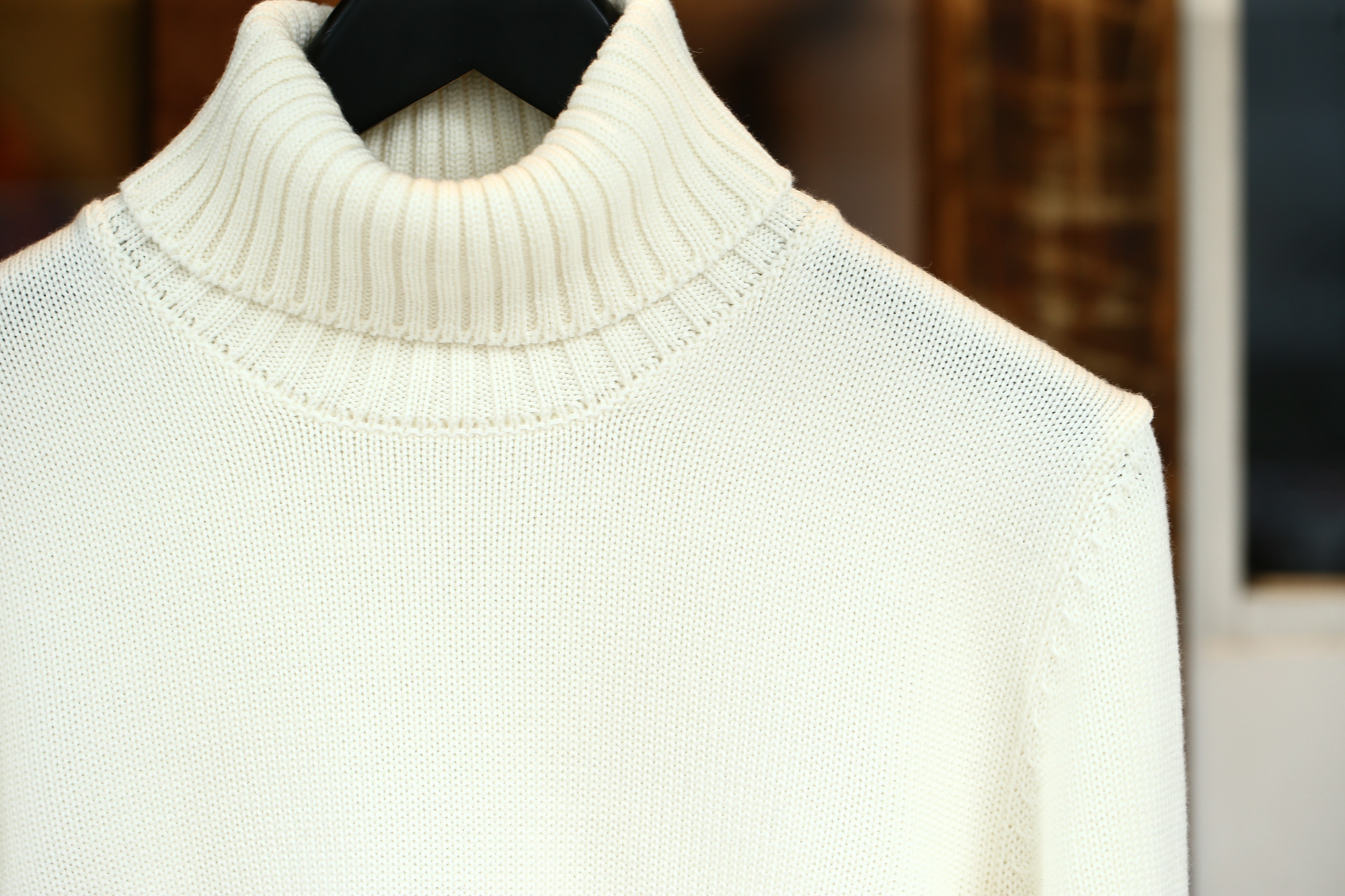 ZANONE (ザノーネ) Turtle Neck Sweater タートルネックセーター VIRGIN WOOL 100% ミドルゲージ ウールニット セーター OFF WHITE (オフホワイト・Z3623) made in italy (イタリア製) 2017 秋冬新作 zanone ザノーネ 愛知 名古屋 Alto e Diritto アルト エ デリット タートルネック