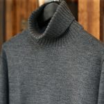 Cruciani (クルチアーニ) Turtle Neck Sweater (タートルネックセーター) WOOL 100% 27ゲージ＆9ゲージ ハイゲージウールニット セーター GRAY (グレー・1095) made in italy (イタリア製) 2017 秋冬新作のイメージ